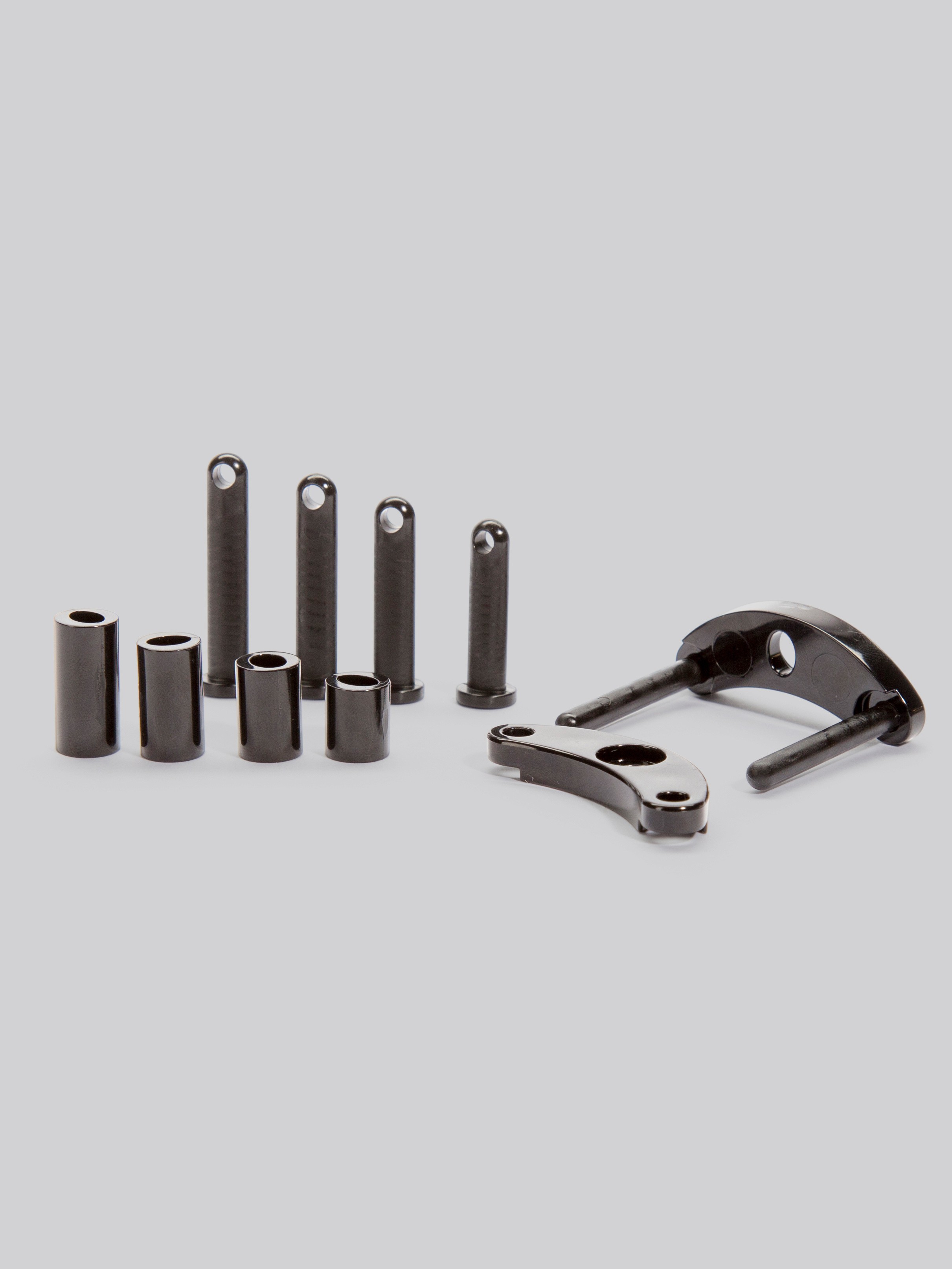 CB-6000 Designer Chrome Male Chastity Cage Kit, Silver, hi-res