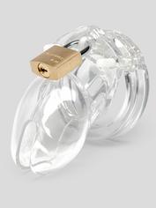 CB-6000S Short Male Chastity Cage Kit, Clear, hi-res