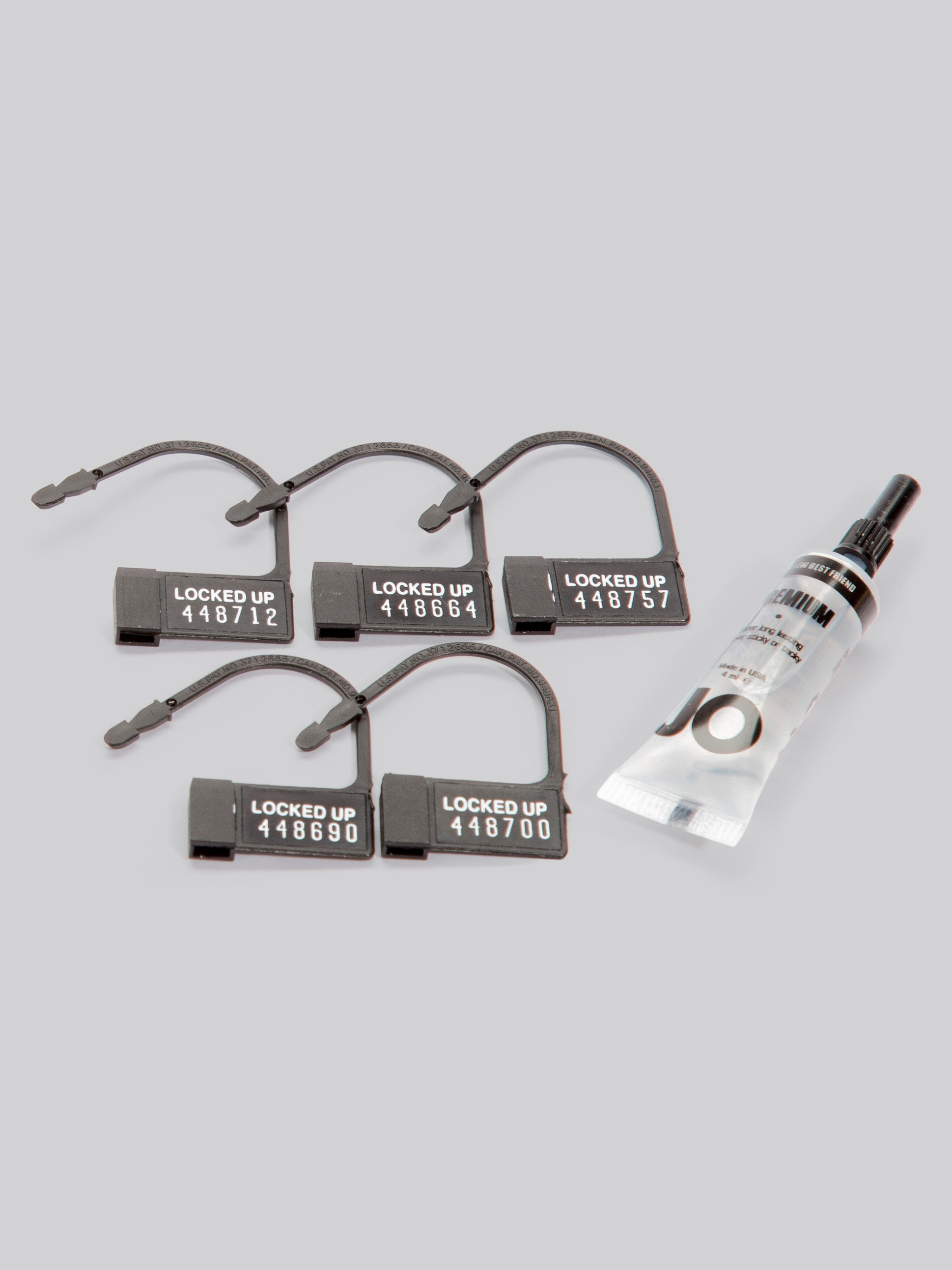 CB-6000S Short Male Chastity Cage Kit, Clear, hi-res