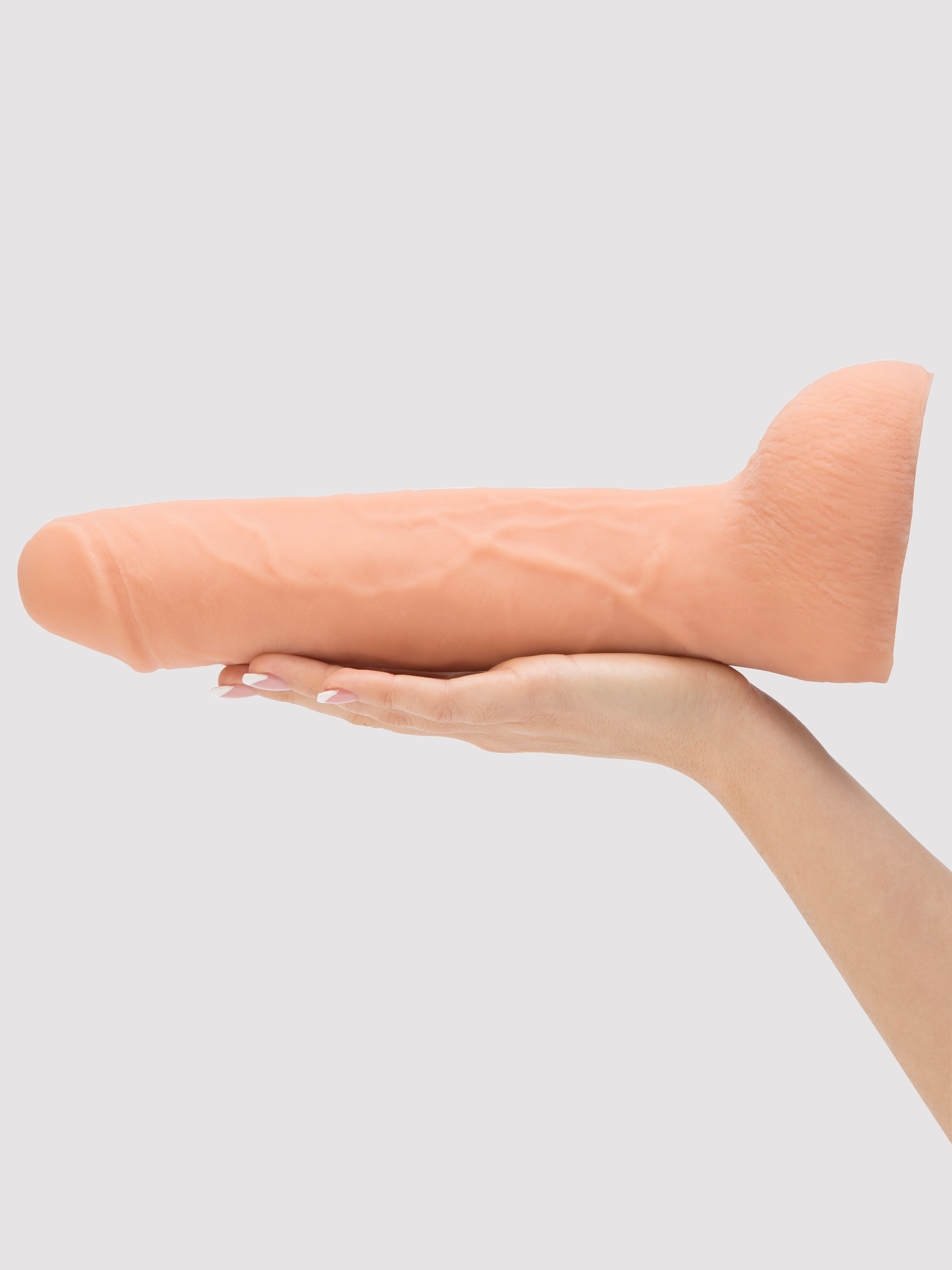 Doc Johnson John Holmes Realistic Vac-U-Lock Dildo 12 Inch, Flesh Pink, hi-res