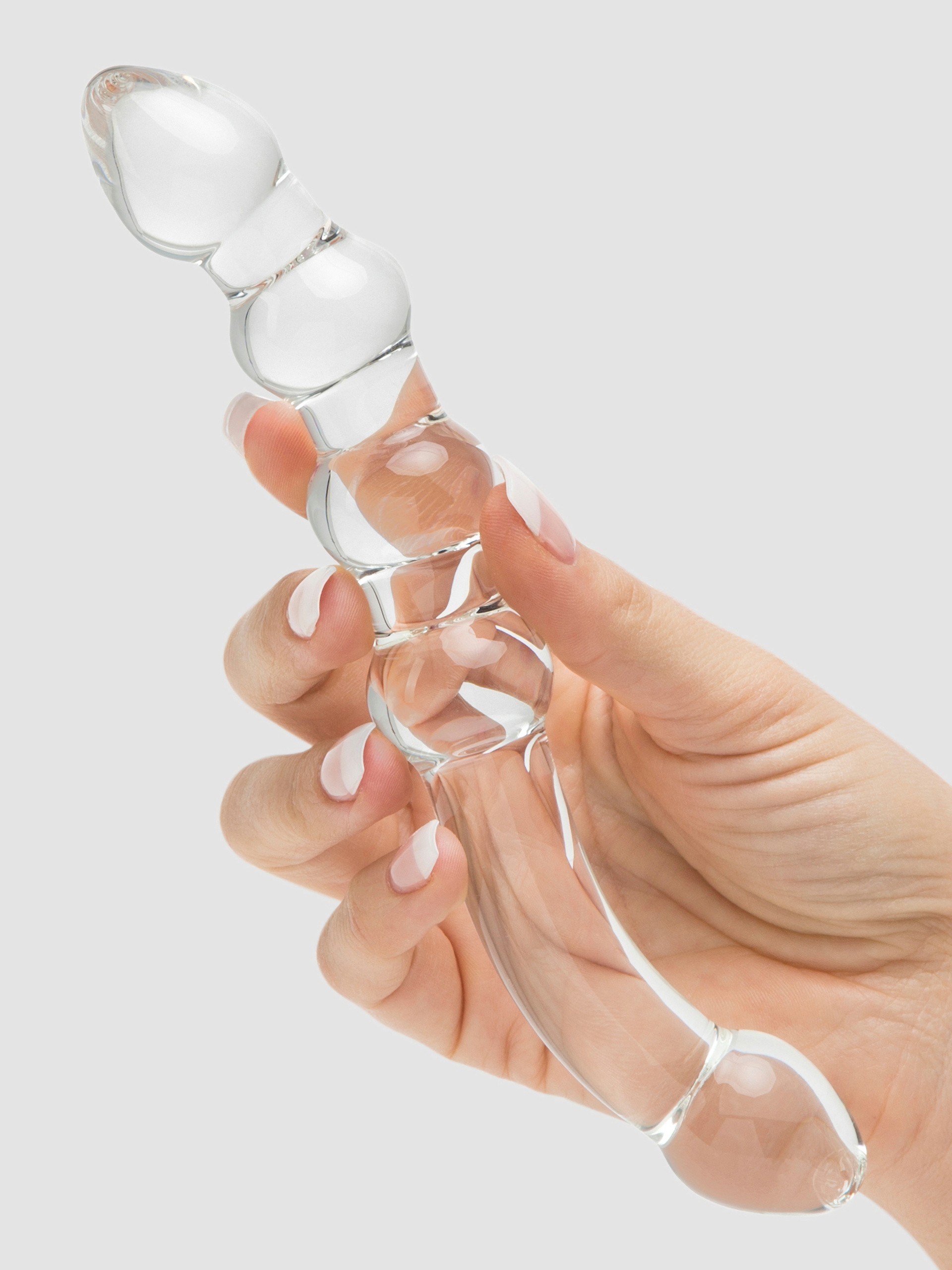 Lovehoney Glass Dildo Set, Clear, hi-res