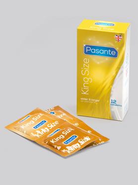 Pasante King Size Latex Condoms (12 Pack)