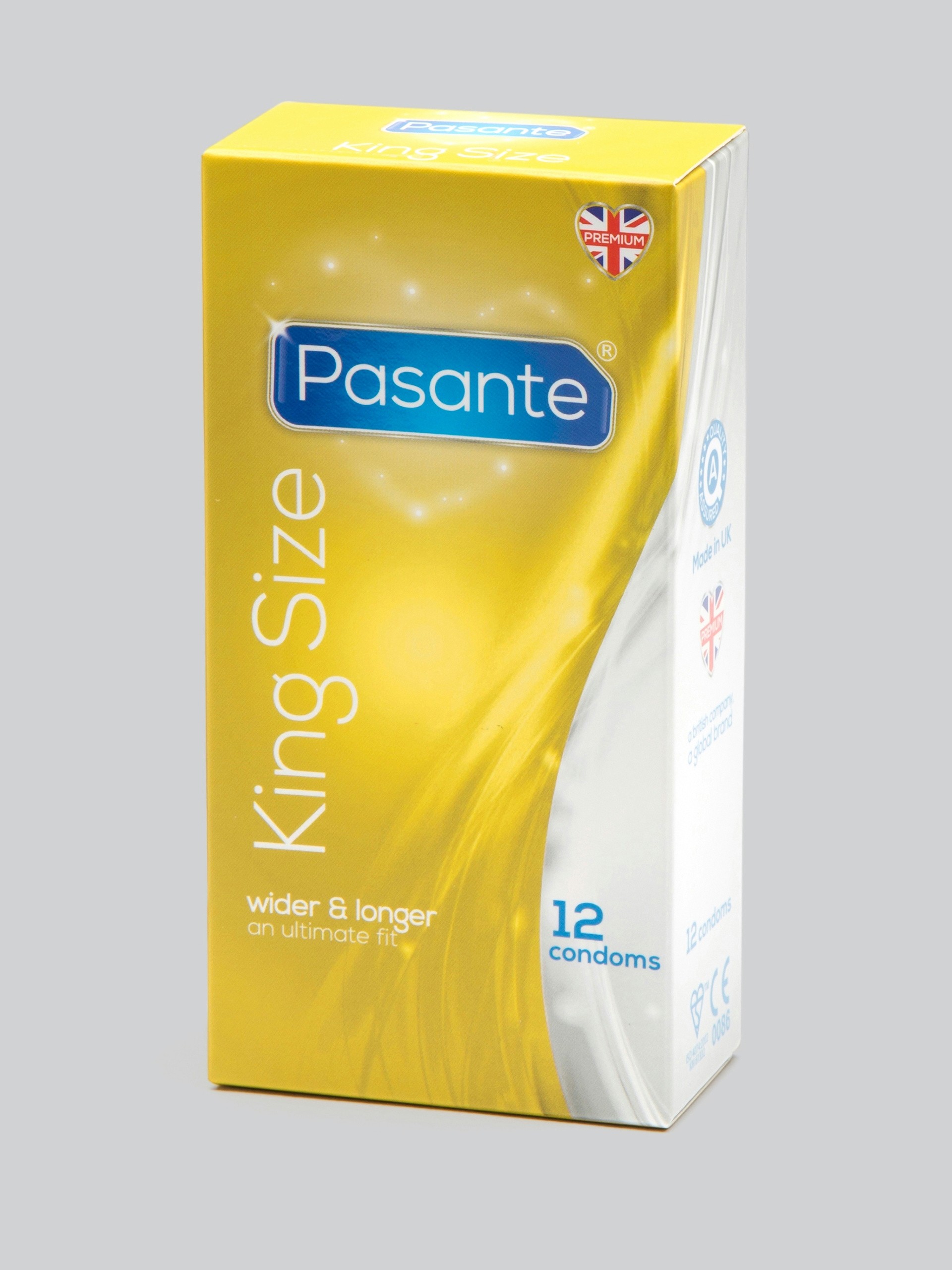 Pasante King Size Latex Condoms (12 Pack), , hi-res