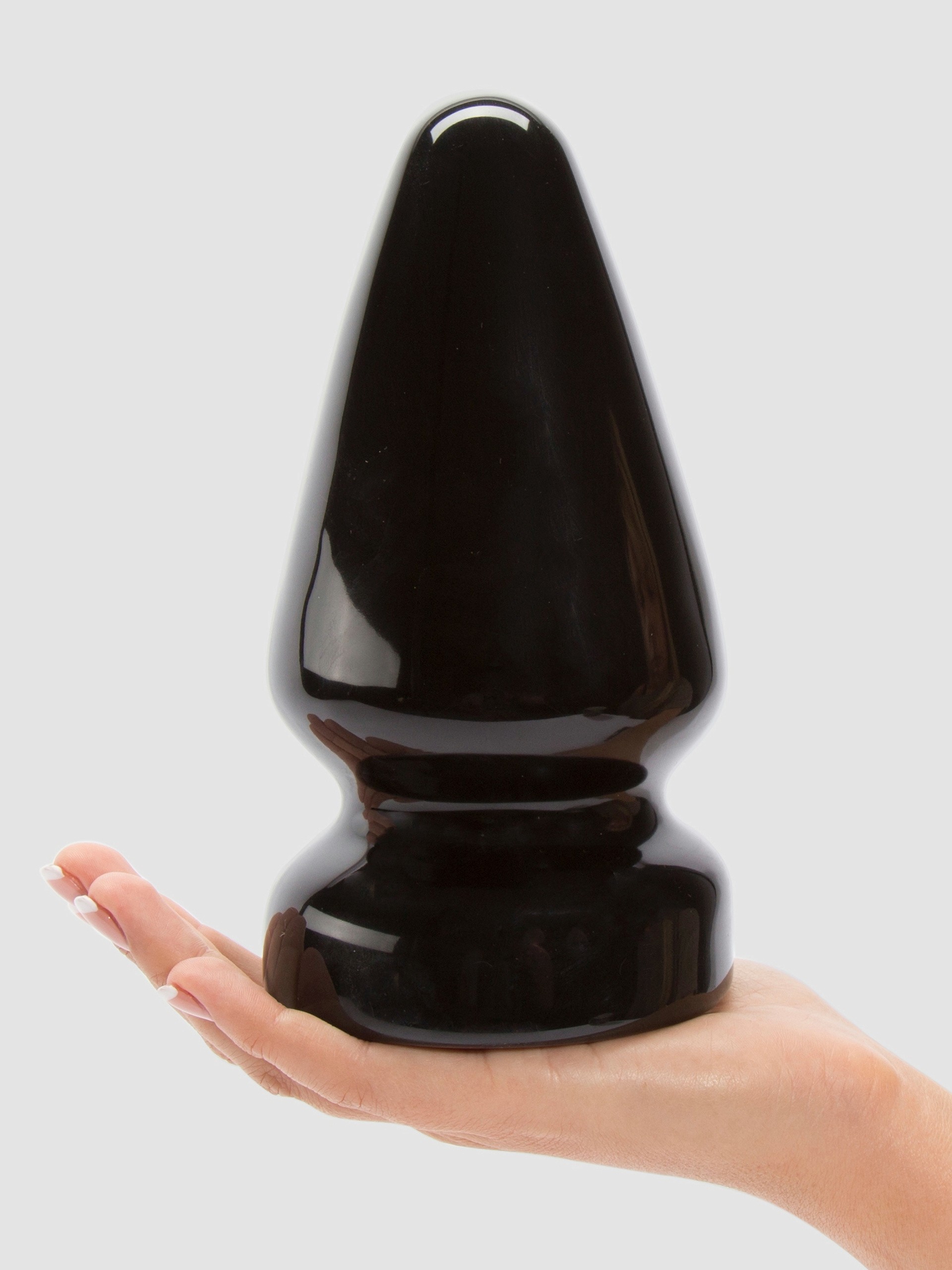 Doc Johnson TitanMen Large Ass Servant 6 Inch, Black, hi-res