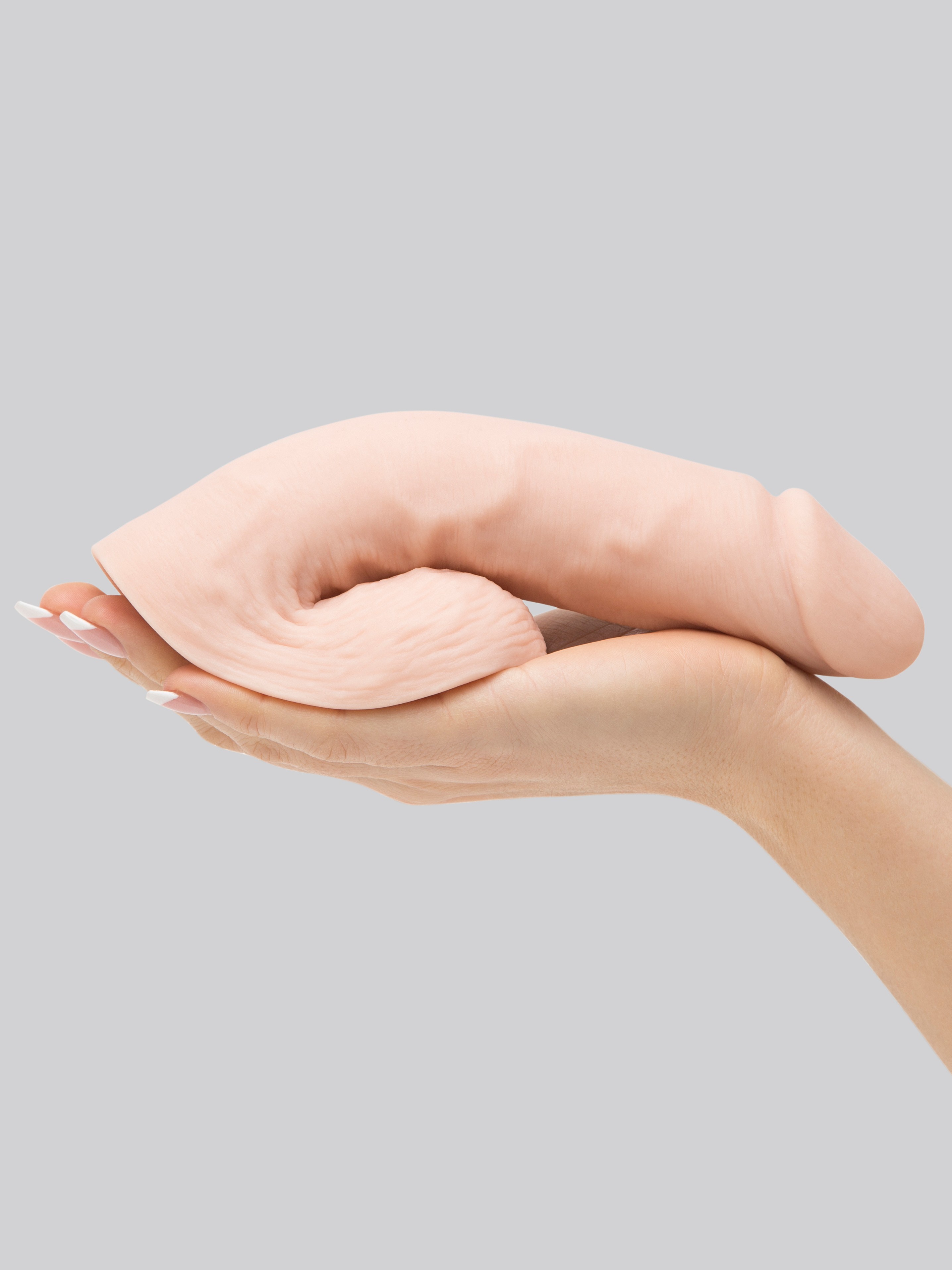 Lovehoney Easy Squeezy Soft Packer 8 Inch, Flesh, hi-res