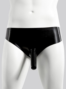 Renegade Rubber Latex Pants with Penis Sheath
