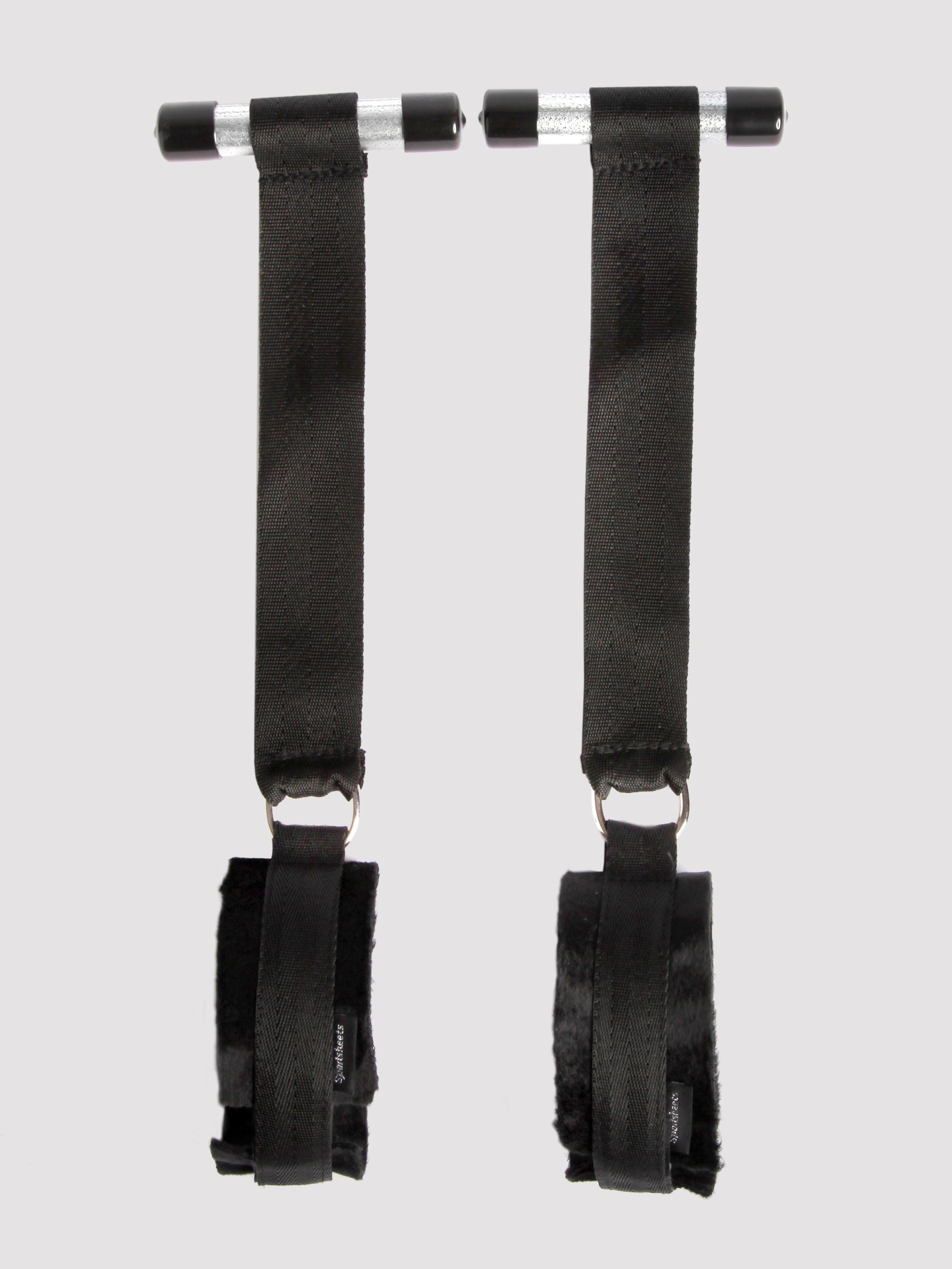 Sportsheets Door Jam Cuffs, Black, hi-res