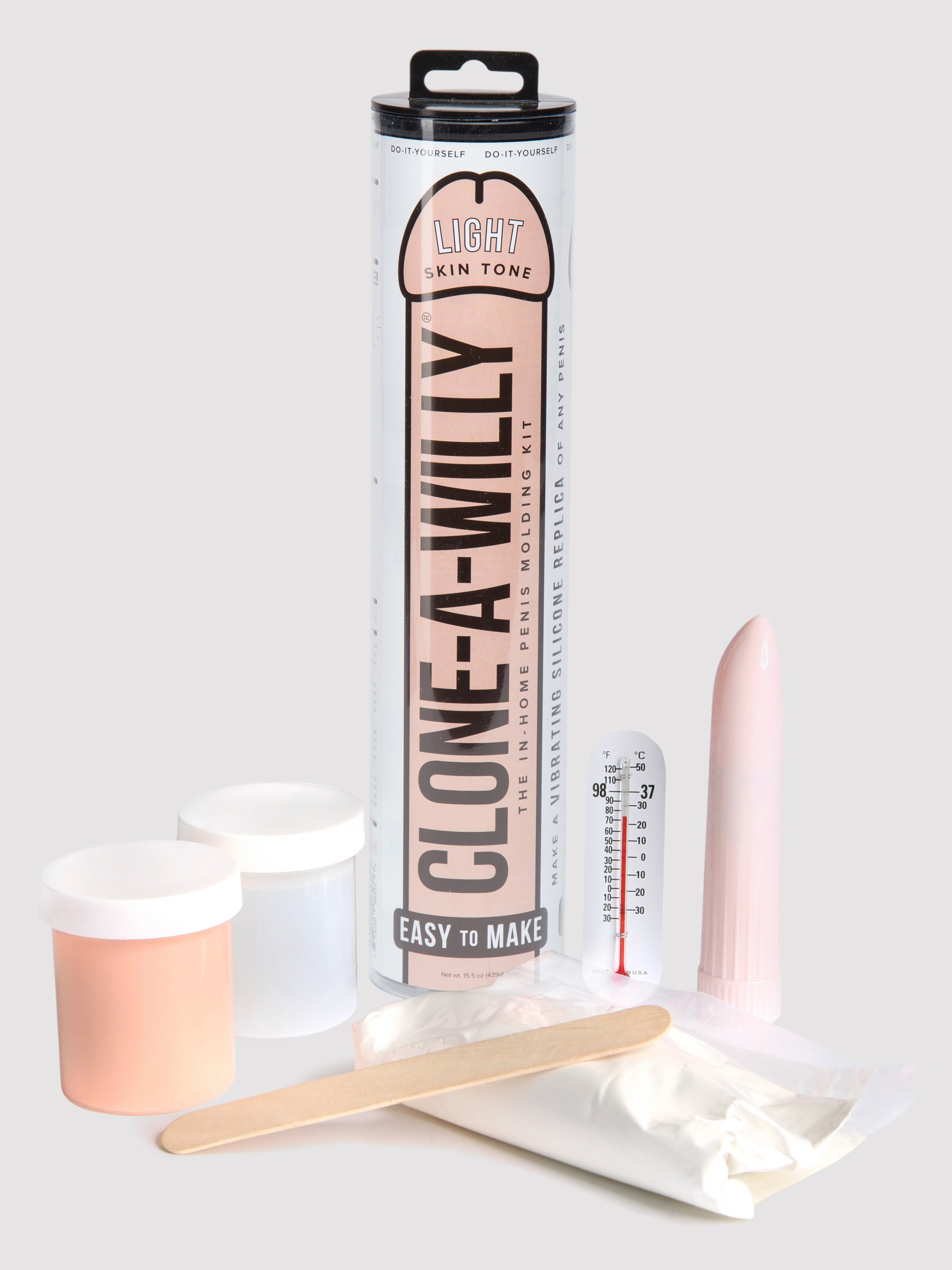 Clone-A-Willy Vibrator Create Your Own Penis Moulding Kit, Flesh Pink, hi-res