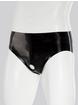 Renegade Rubber Latex Pants with Erection Ring, Black, hi-res