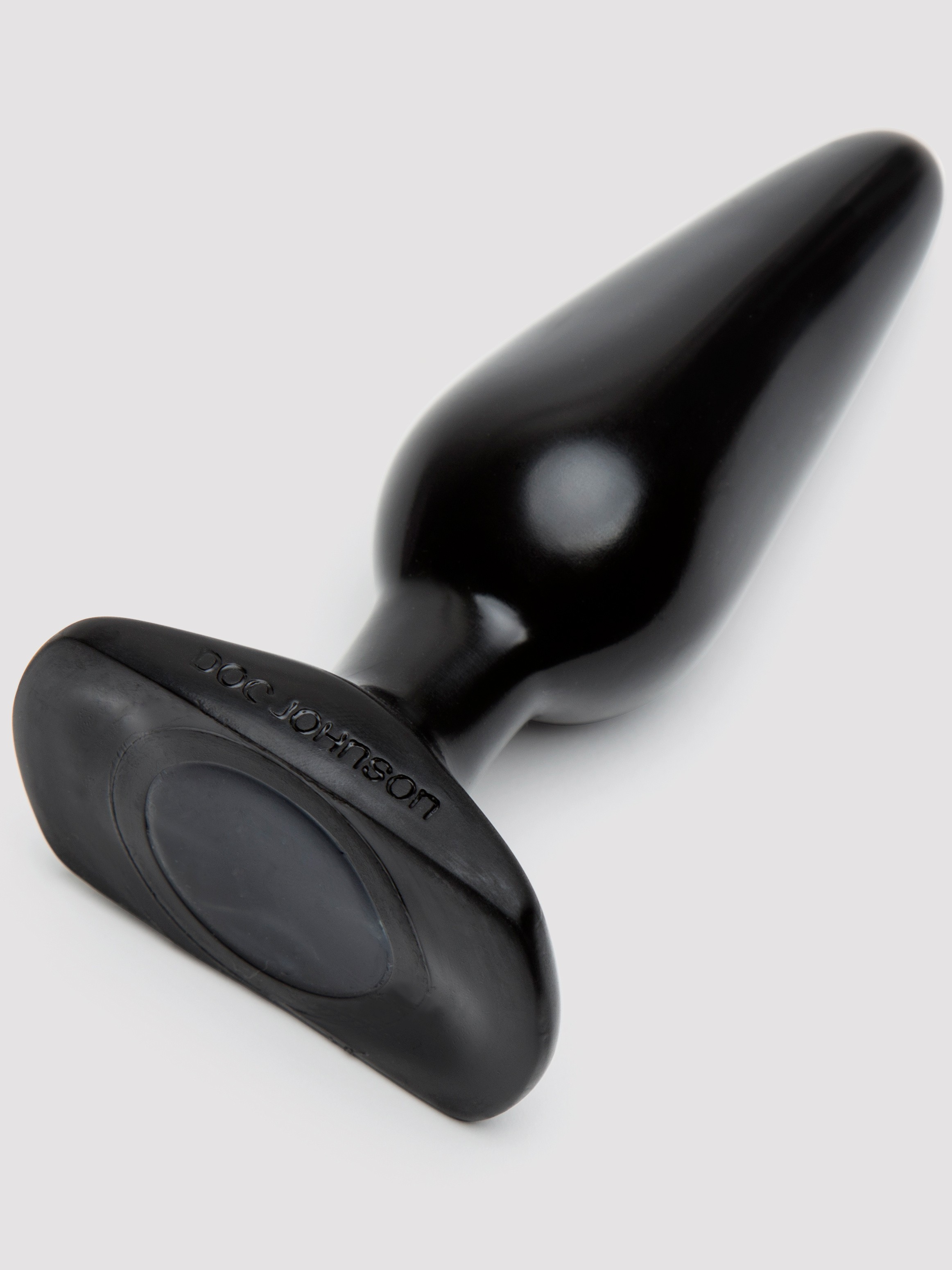 Doc Johnson Medium Black Butt Plug, Black, hi-res