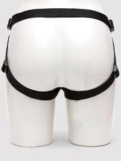 PPU Underwear Cotton Lycra Thong with Collar and Bow Tie, Black, hi-res