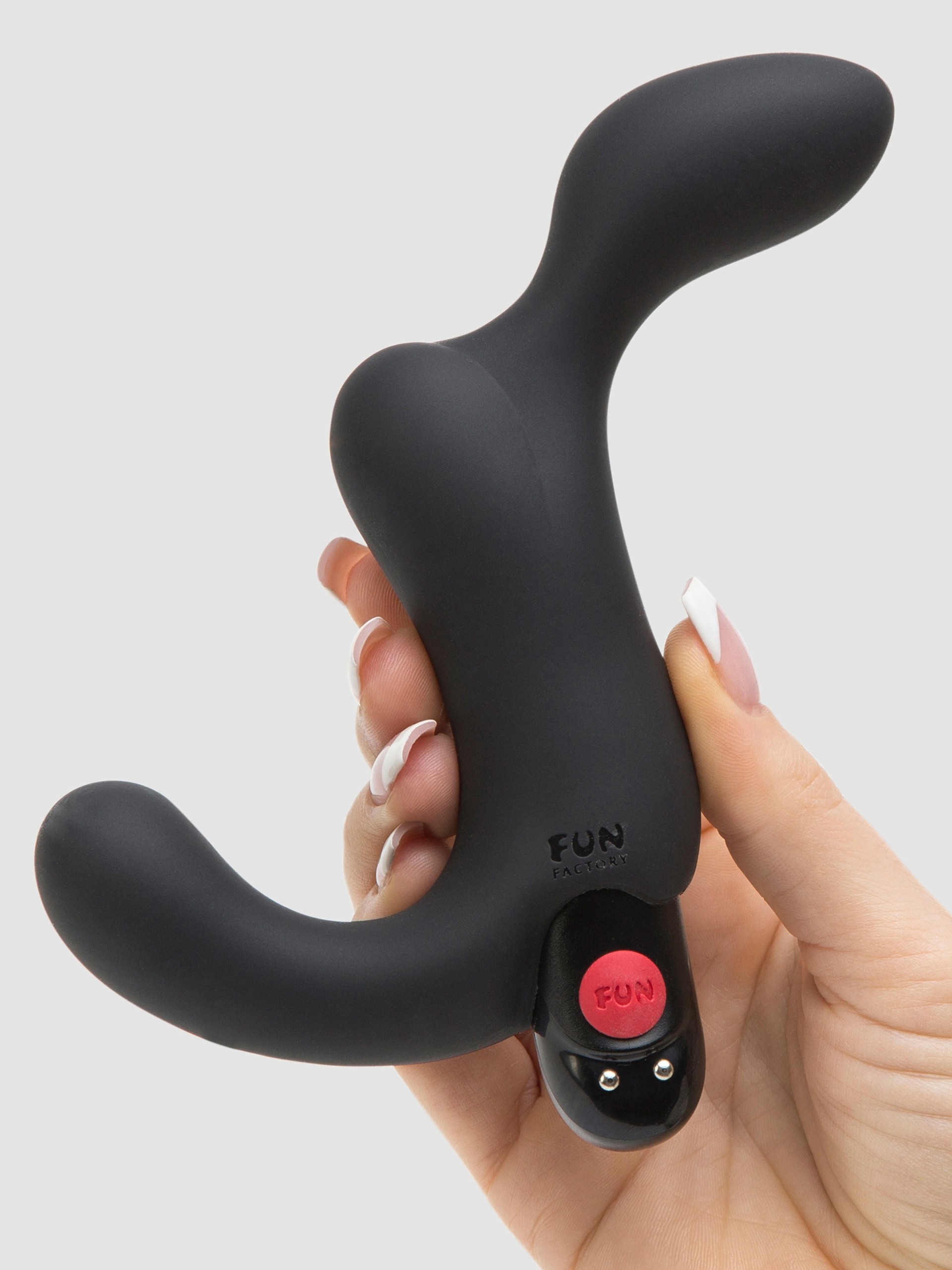 Fun Factory Duke Rechargeable Vibrating Prostate Massager, Black, hi-res