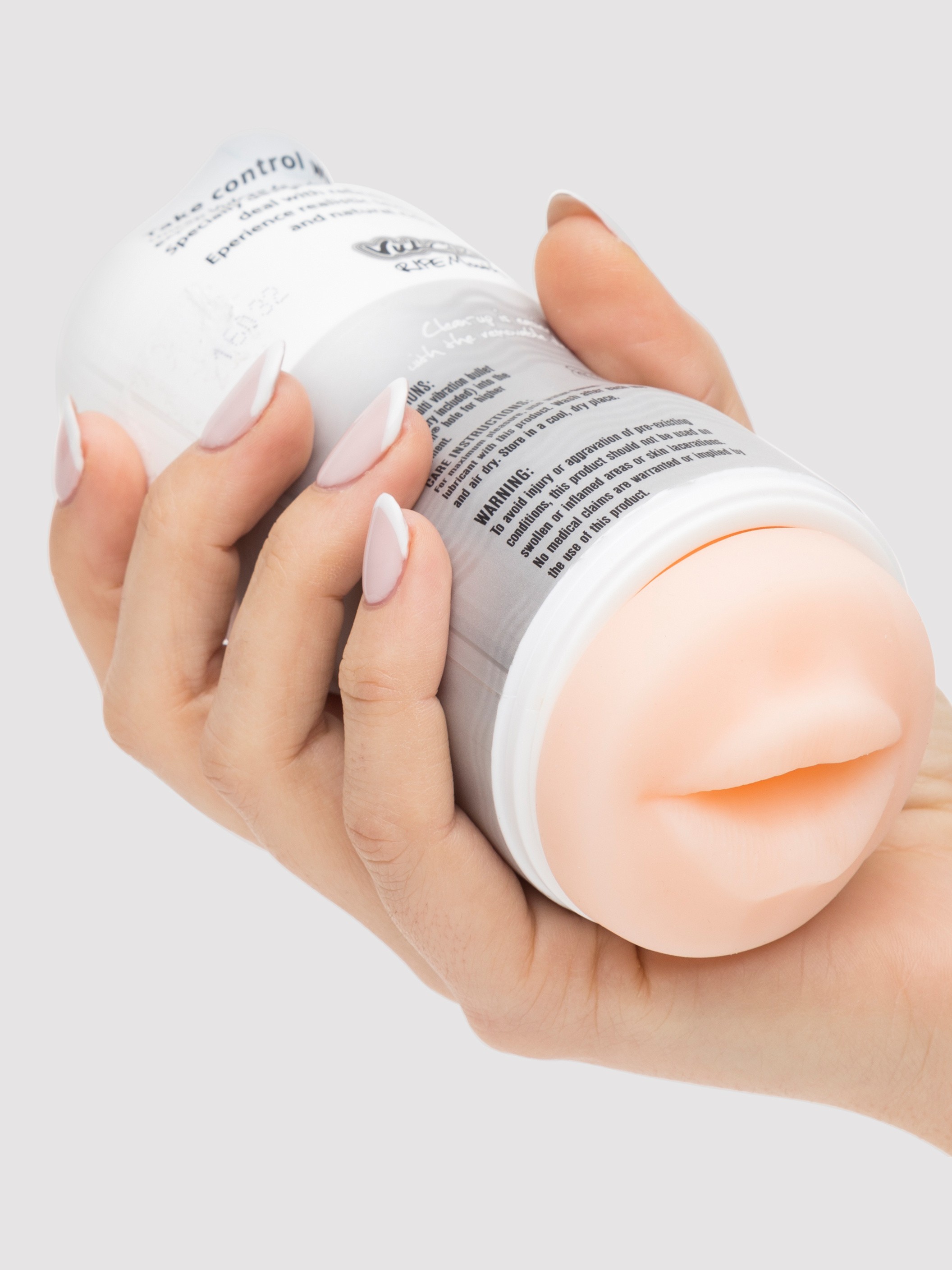 Fun Zone Vulcan Vibrating Ripe Mouth Male Masturbator, Flesh Pink, hi-res