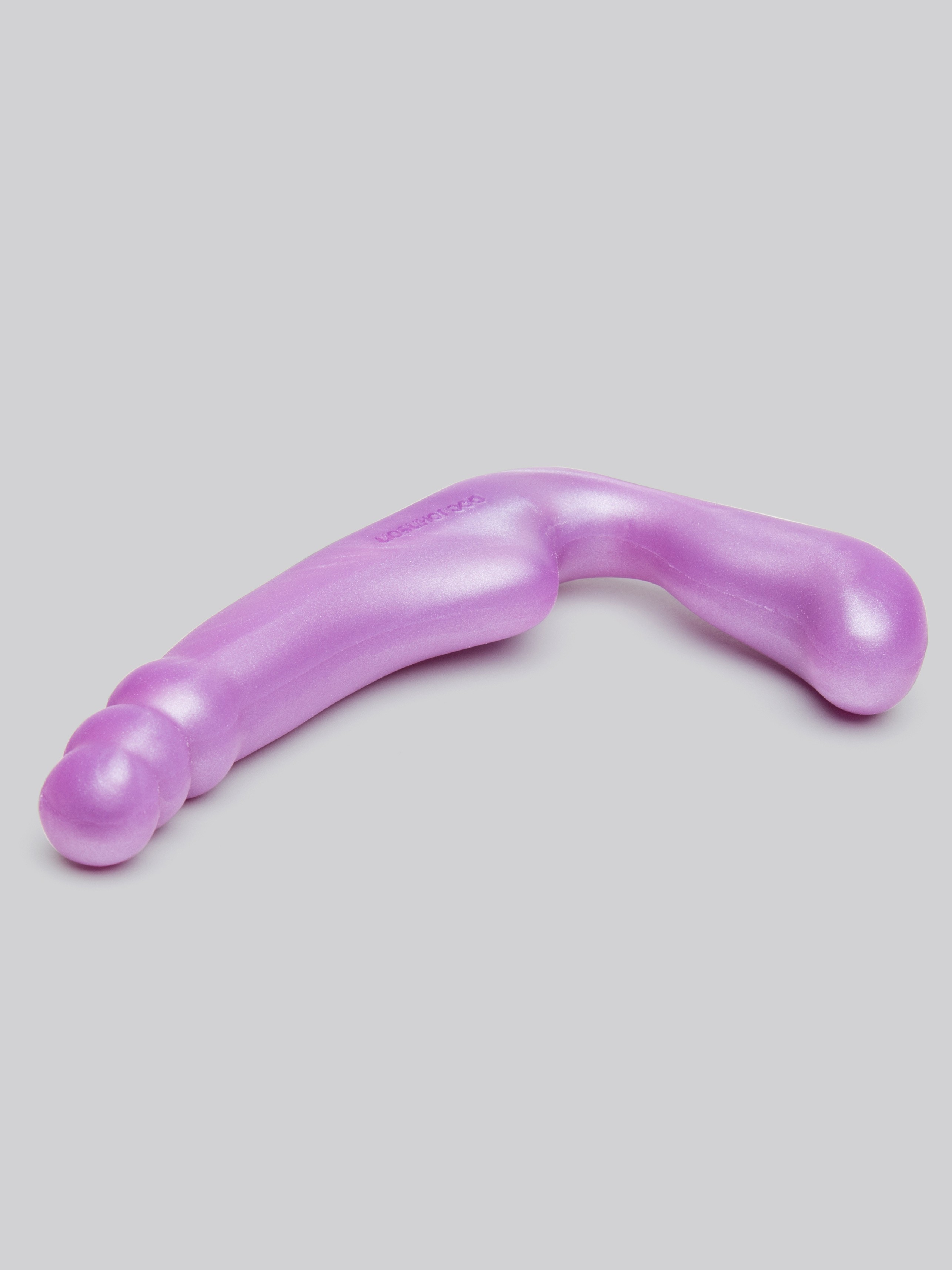 Doc Johnson Platinum The Gal Pal Strapless Strap-On Double Dildo 5 Inch, Purple, hi-res