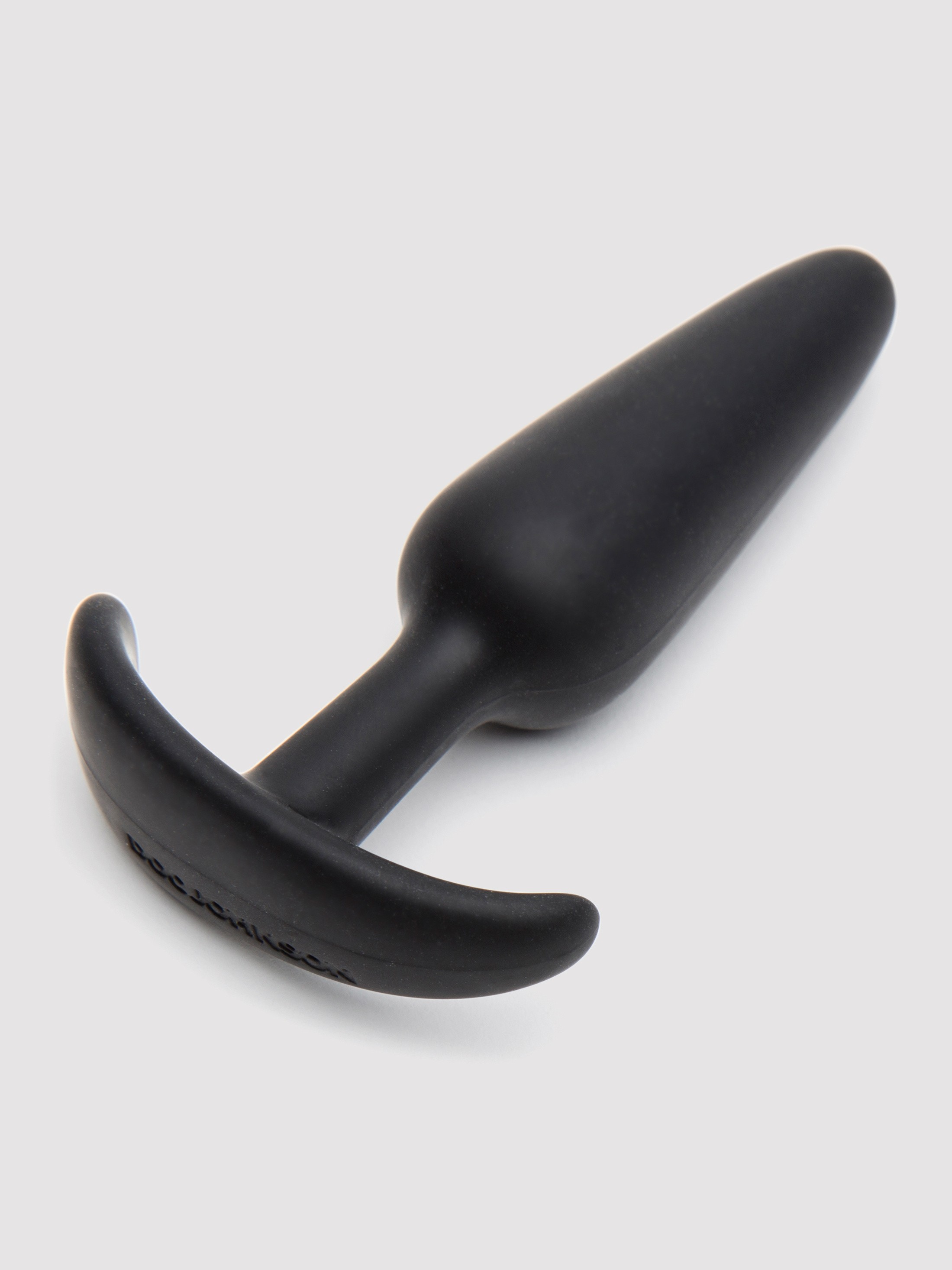 Doc Johnson Mood Naughty Small Silicone Butt Plug, Black, hi-res