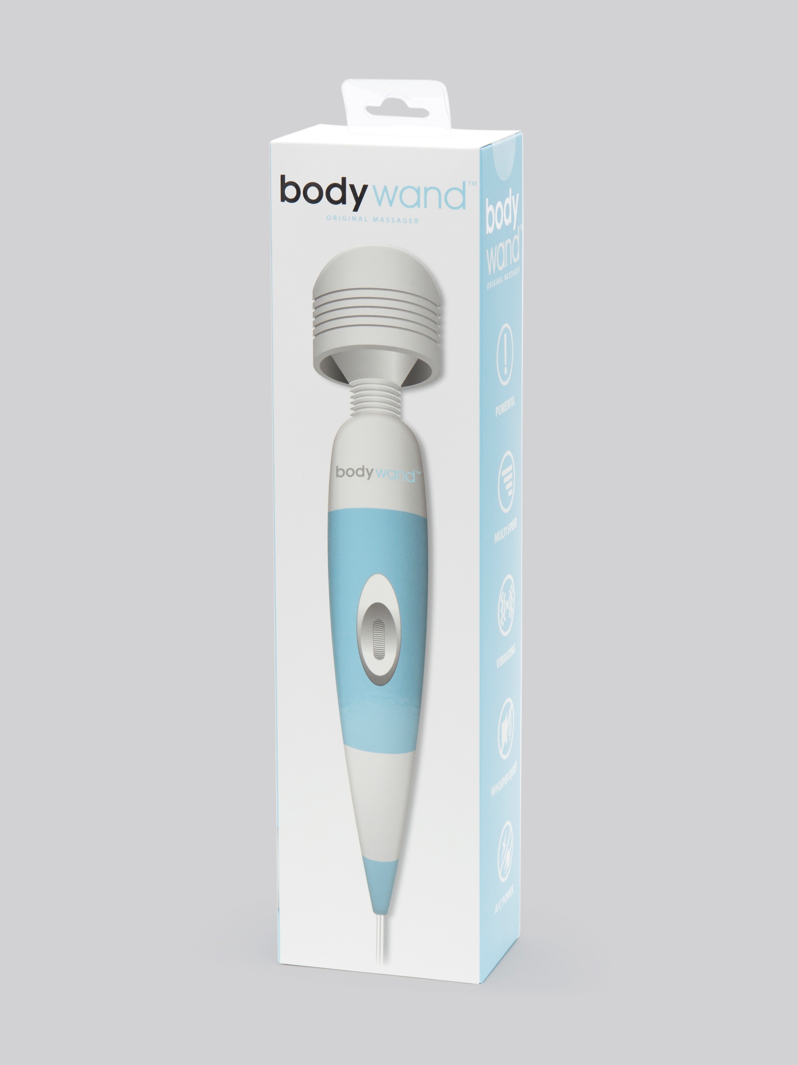Bodywand Mains Powered Wand Vibrator, Blue, hi-res