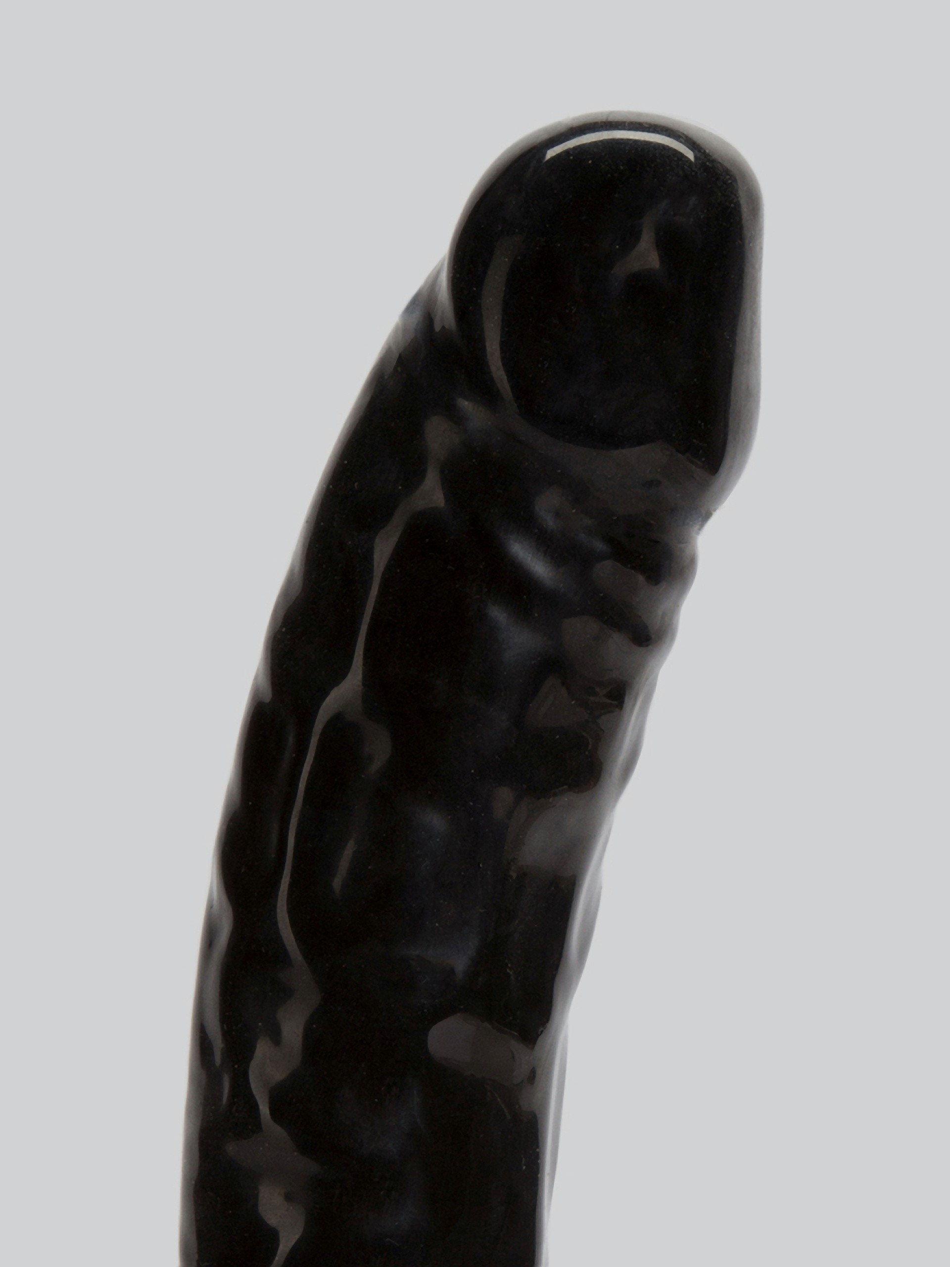 Cock Locker Extra Large Inflatable Dildo 8 Inch, Black, hi-res
