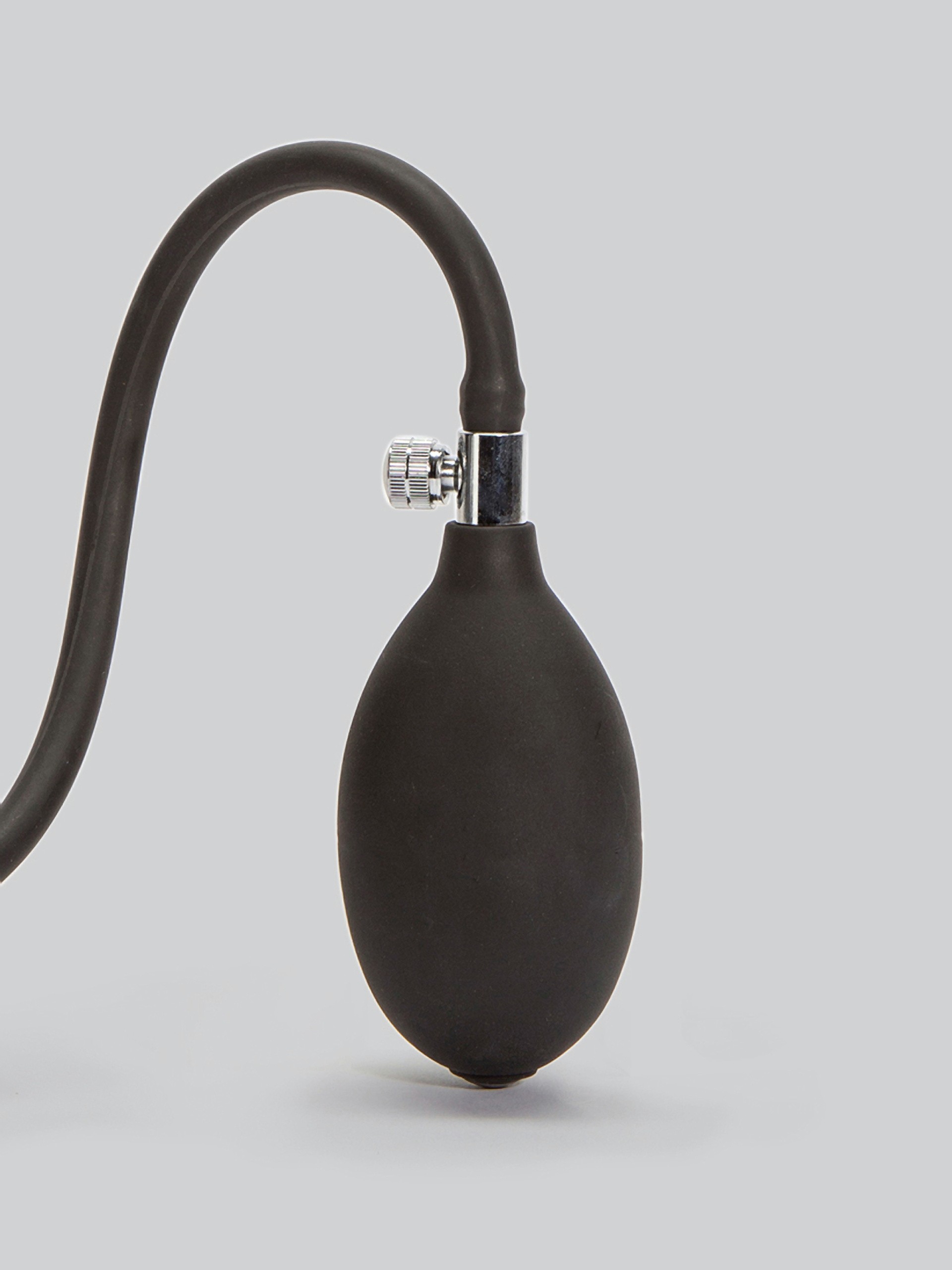 Cock Locker Extra Large Inflatable Dildo 8 Inch, Black, hi-res