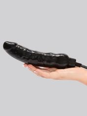 Gode gonflable moyen 20 cm, Cock Locker, Noir, hi-res