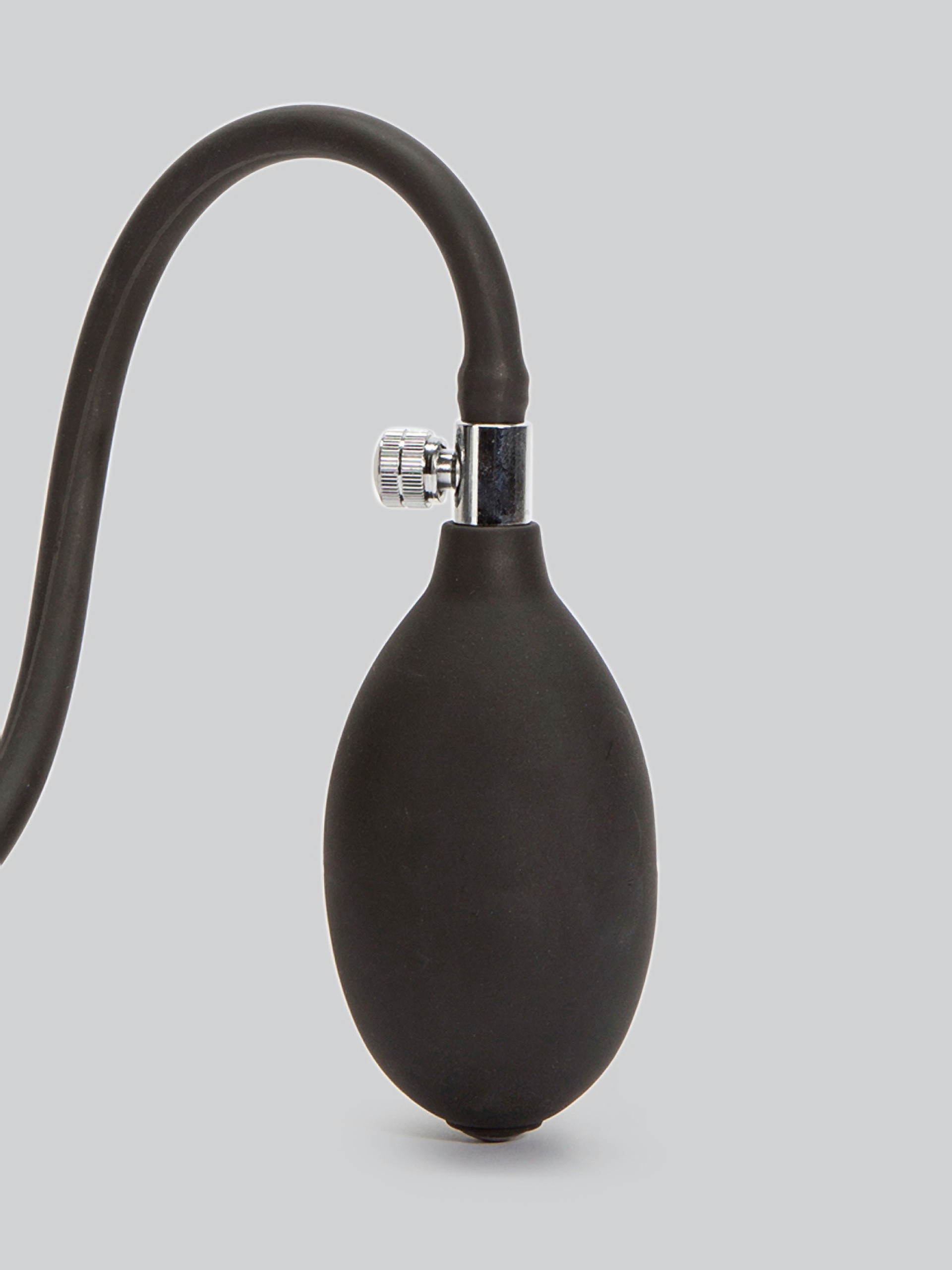 Cock Locker Huge Inflatable Dildo 9 Inch, Black, hi-res