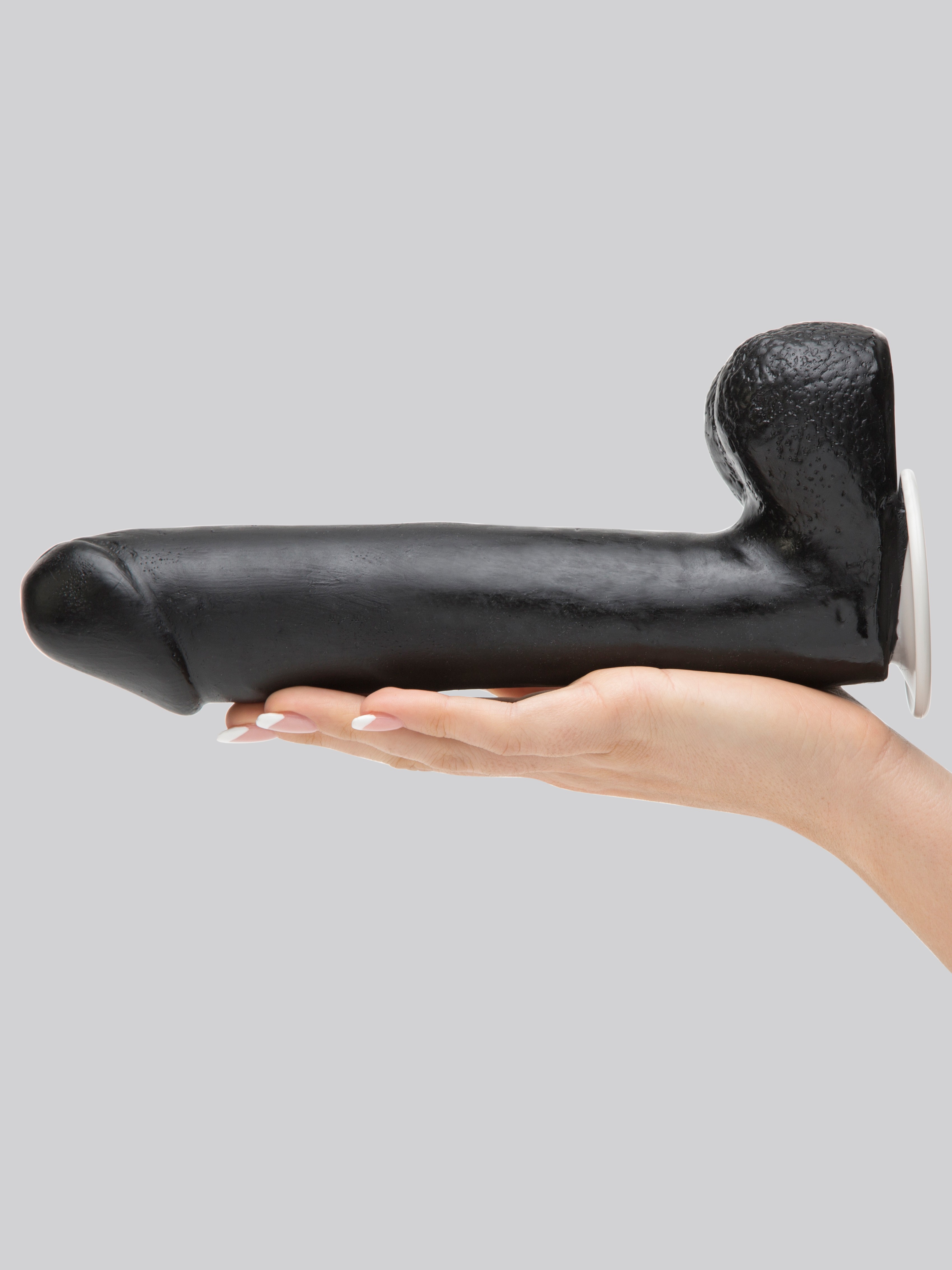 Fetish Fantasy Unisex Big Daddy Hollow Strap-On 8 Inch, Black, hi-res