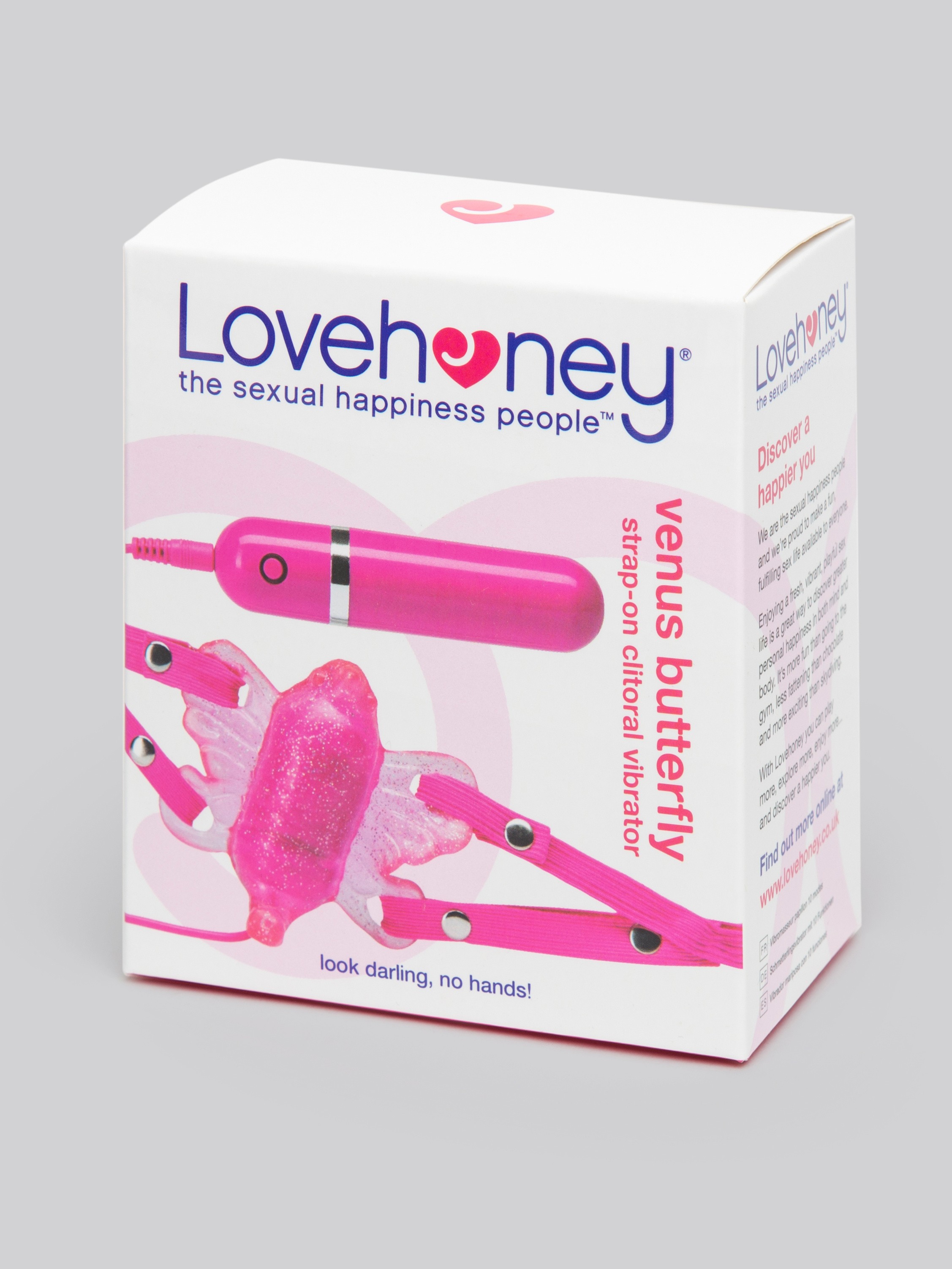 Lovehoney Venus Butterfly 10 Function Hands-Free Vibrator, Pink, hi-res