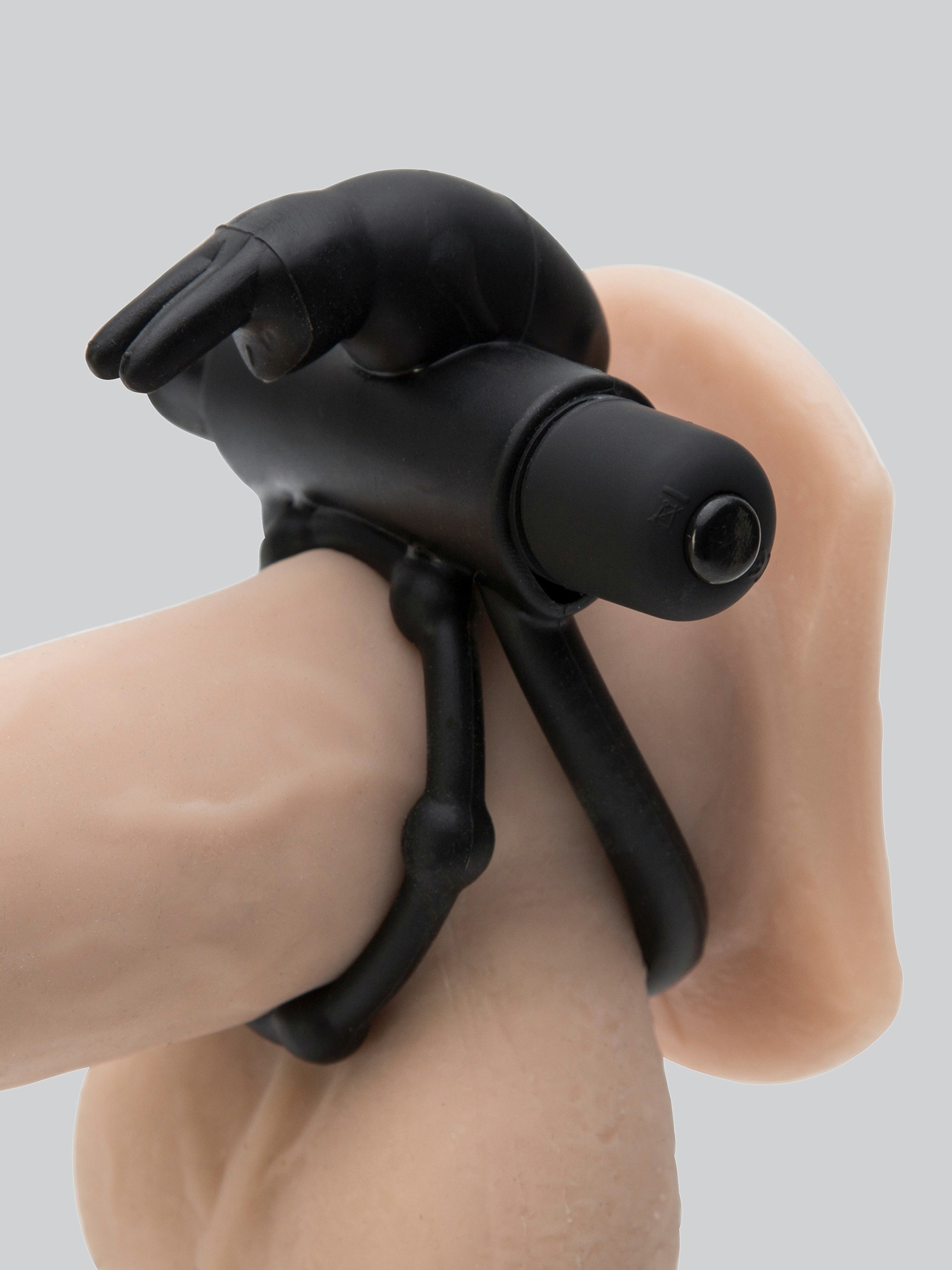 Lovehoney Bionic Bullet 5 Function Vibrating Rabbit Cock Ring, Black, hi-res