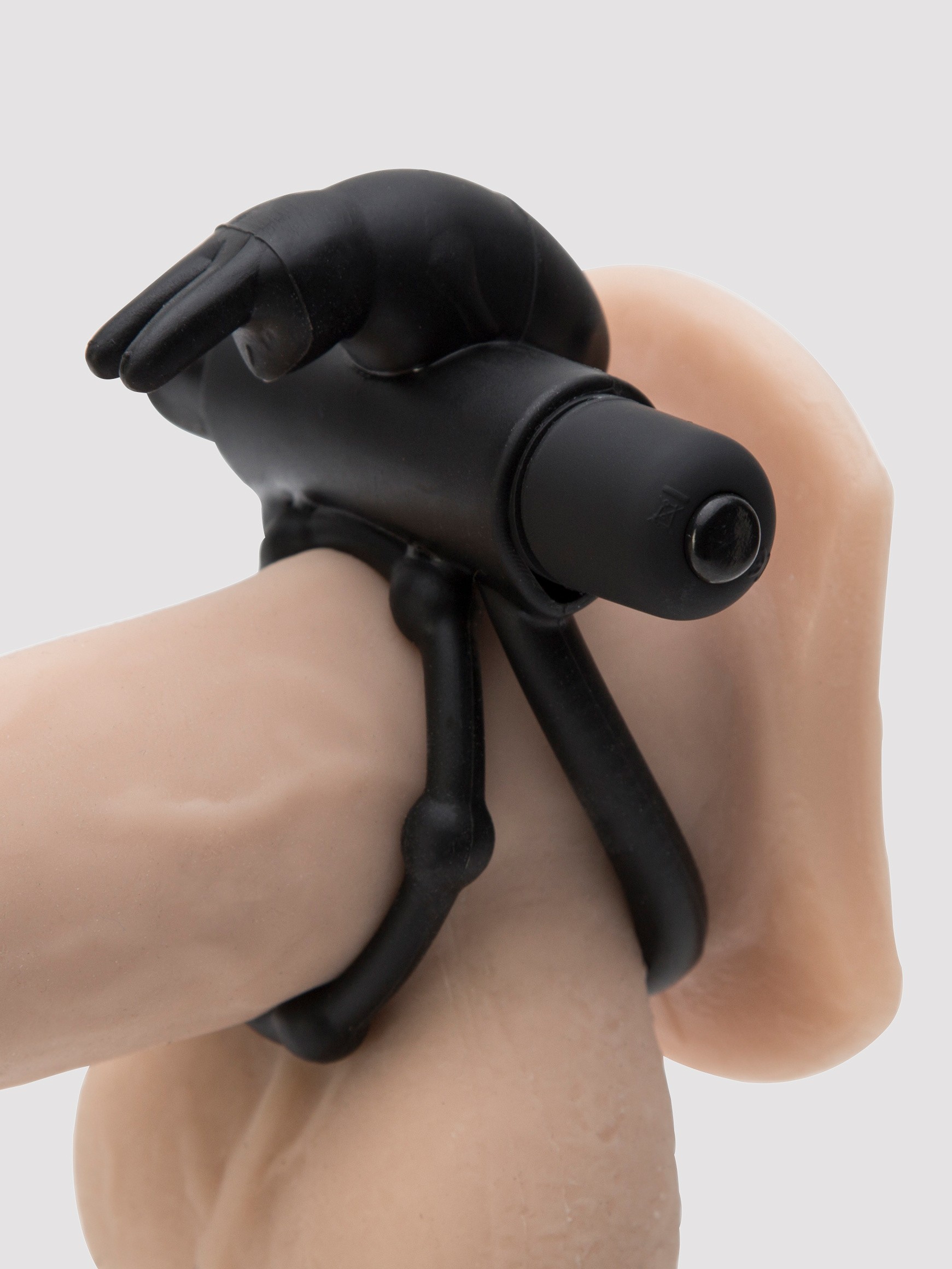 Lovehoney Bionic Bullet 5 Function Vibrating Rabbit Cock Ring, Black, hi-res