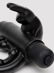 Lovehoney Bionic Bullet 5 Function Vibrating Rabbit Cock Ring, Black, hi-res