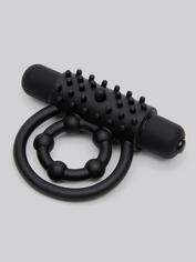 Lovehoney Bionic Bullet 5 Function Vibrating Cock Ring, Black, hi-res