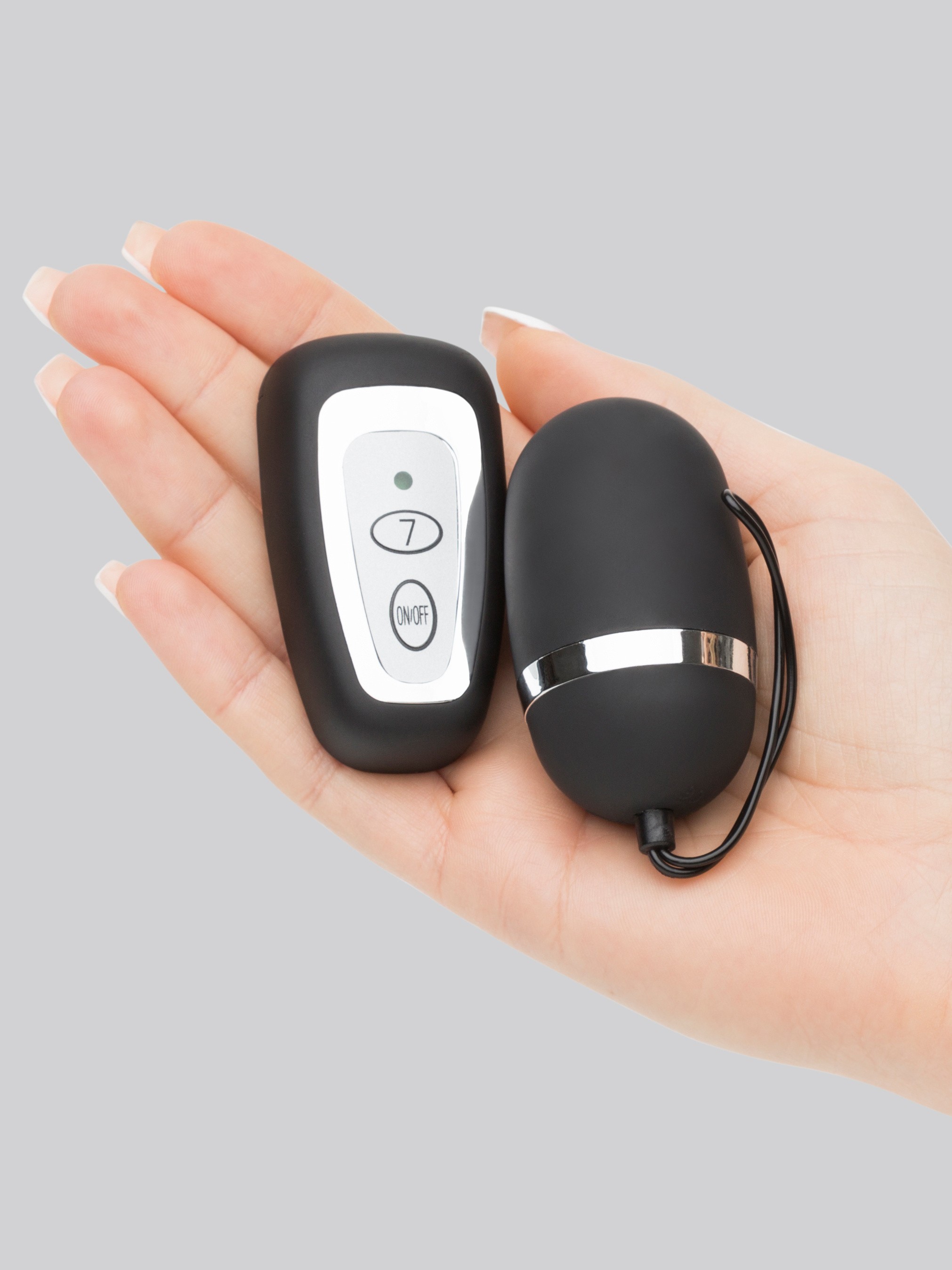 Tracey Cox Supersex Remote Control Love Egg Vibrator, Black, hi-res