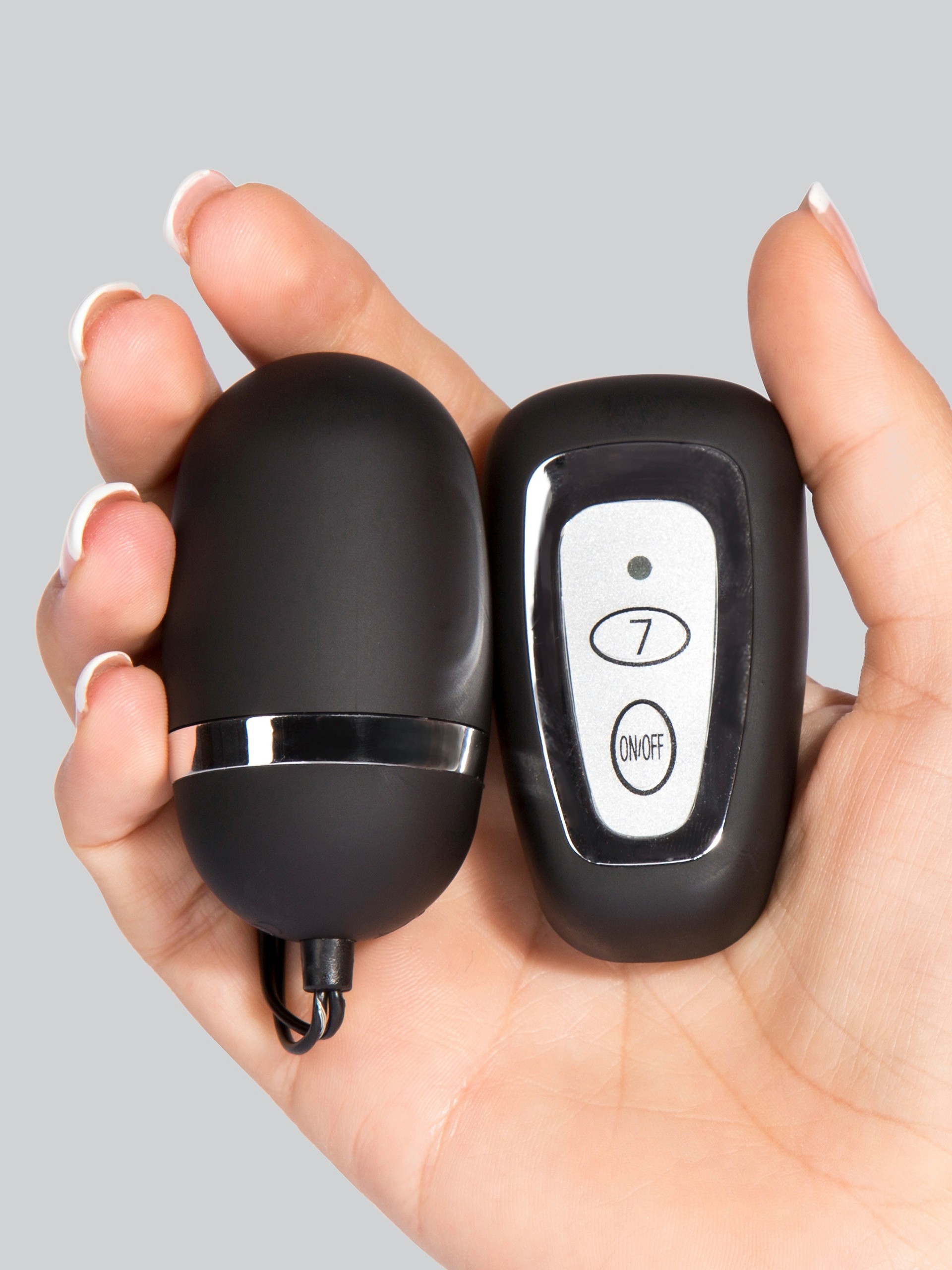 Tracey Cox Supersex Remote Control Love Egg Vibrator, Black, hi-res