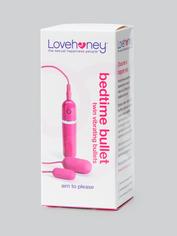 Lovehoney Bedtime Bullet 10 Function Love Egg and Bullet Vibrator Set, Pink, hi-res