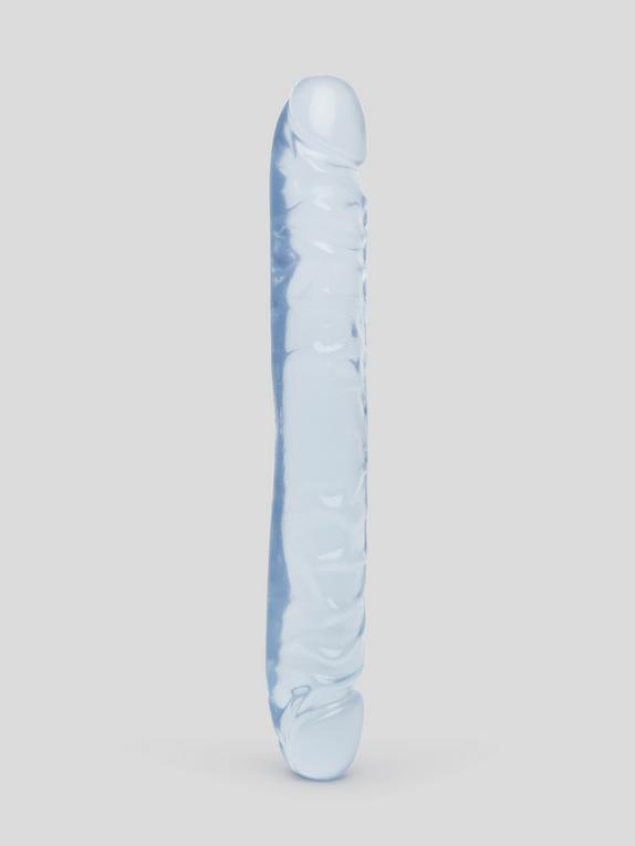 Doc Johnson Crystal Jellies Doppeldildo, 30 cm, Durchsichtig, hi-res