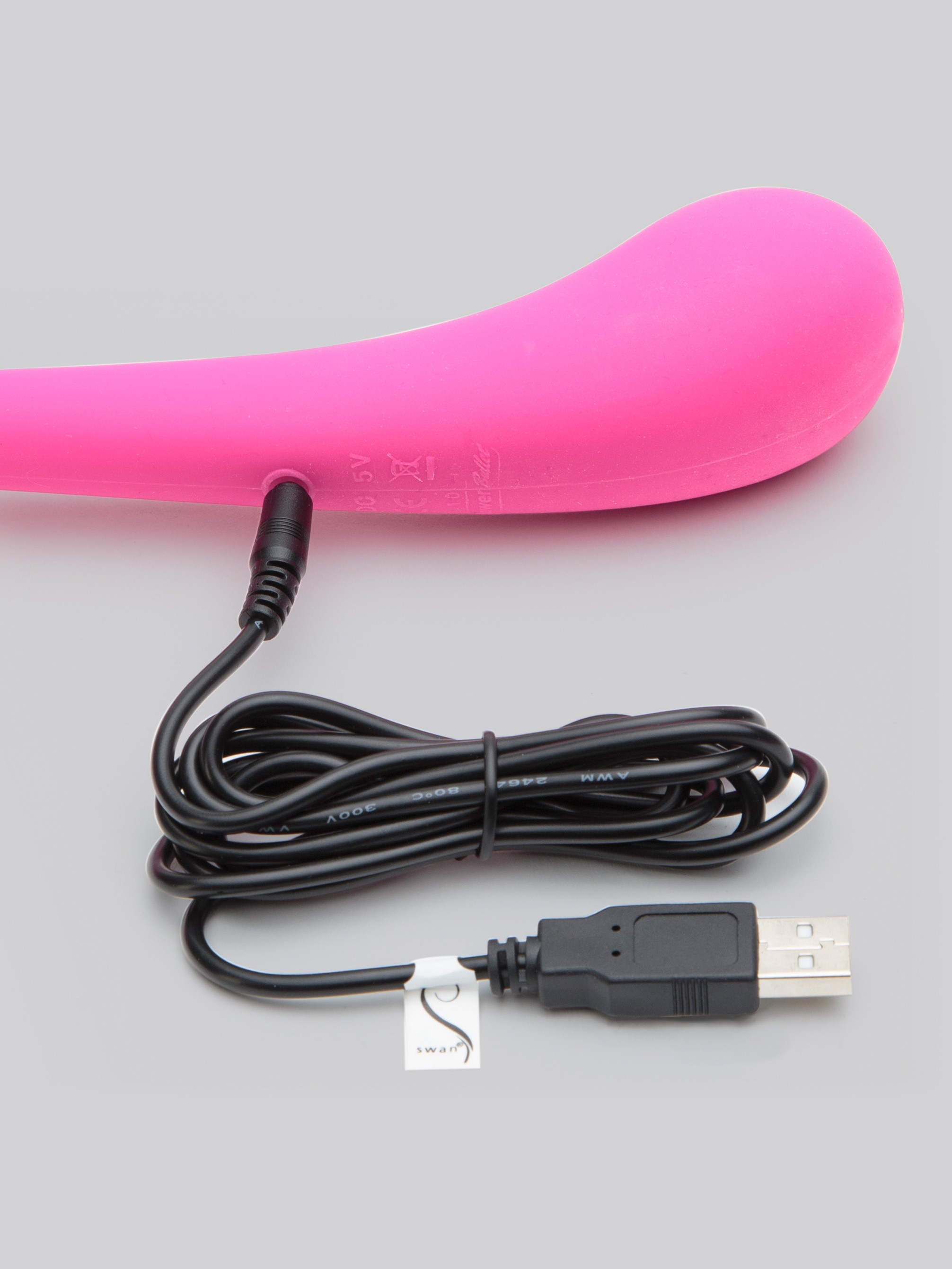 The Trumpeter Swan Luxury Rechargeable G-Spot Vibrator, Pink, hi-res