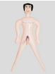 Gladiator Inflatable Male Sex Doll with 7 Inch Realistic Dildo 34.7oz, Flesh Pink, hi-res