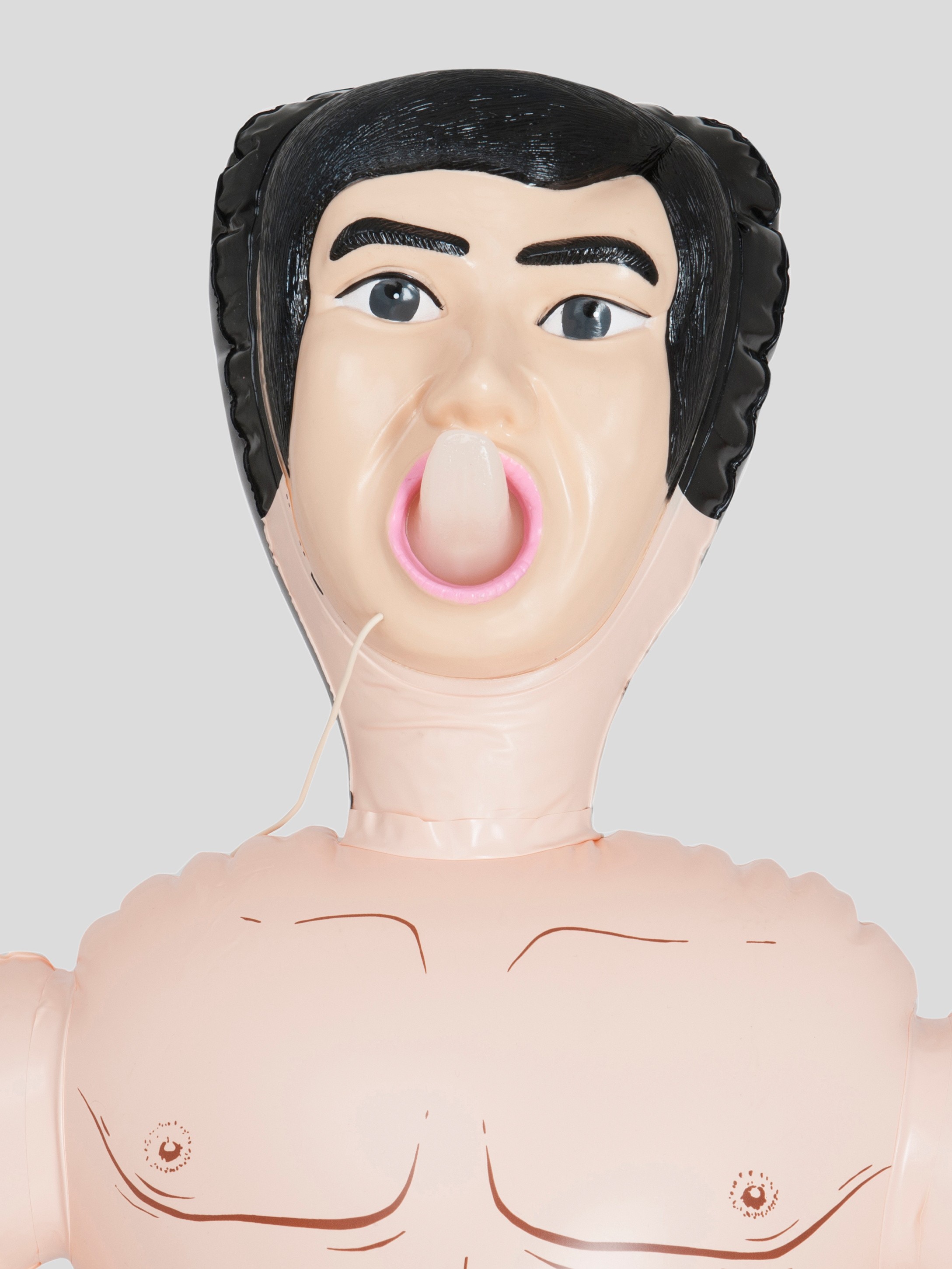 Gladiator Inflatable Male Sex Doll with 7 Inch Realistic Dildo 985g, Flesh Pink, hi-res