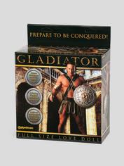 Gladiator Inflatable Male Sex Doll with 7 Inch Realistic Dildo 985g, Flesh Pink, hi-res