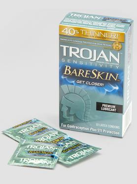 Trojan Sensitivity BareSkin Thin Latex Condoms (10 Count)
