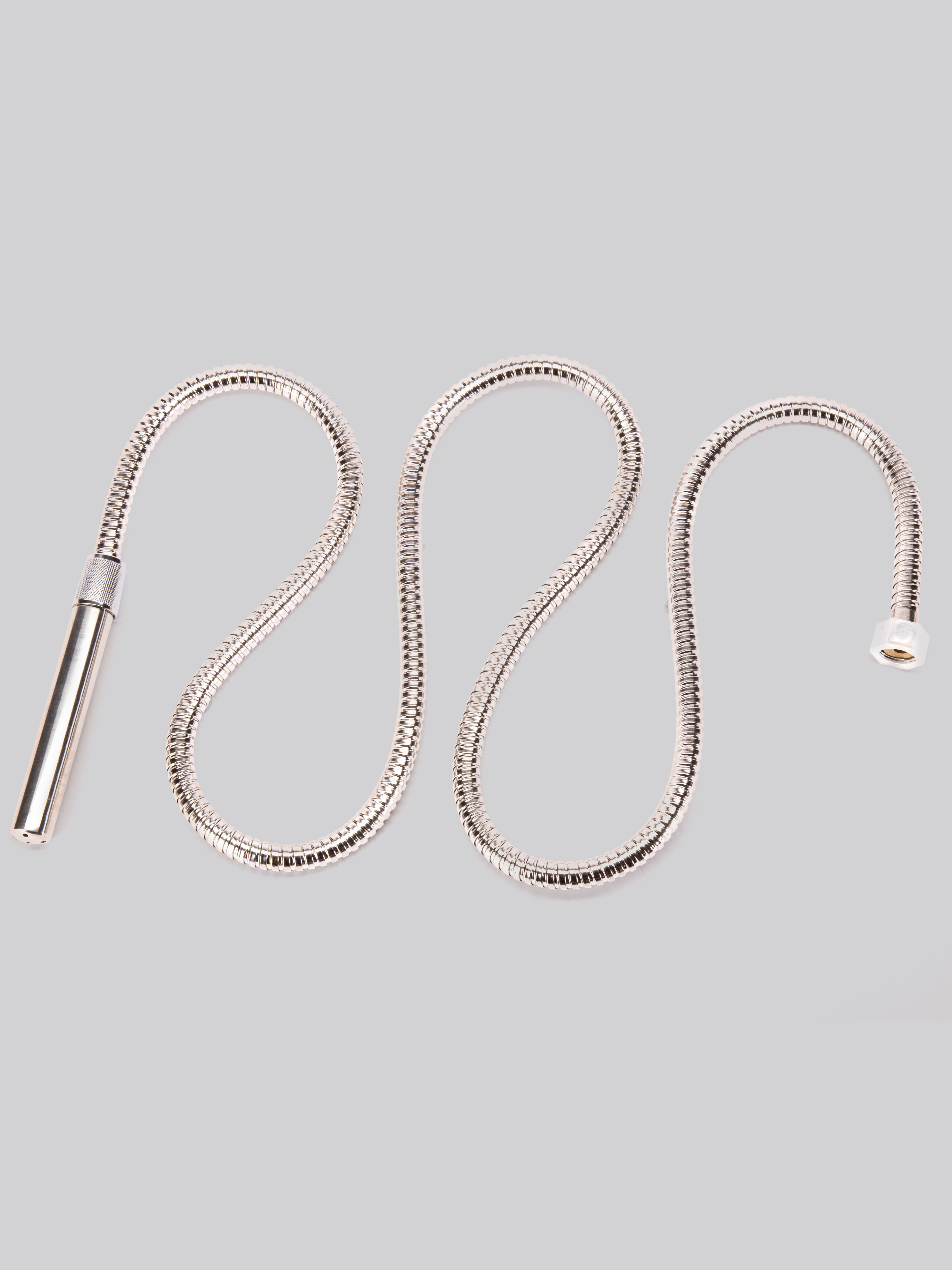 Clean Stream Deluxe Shower Enema Set, Silver, hi-res