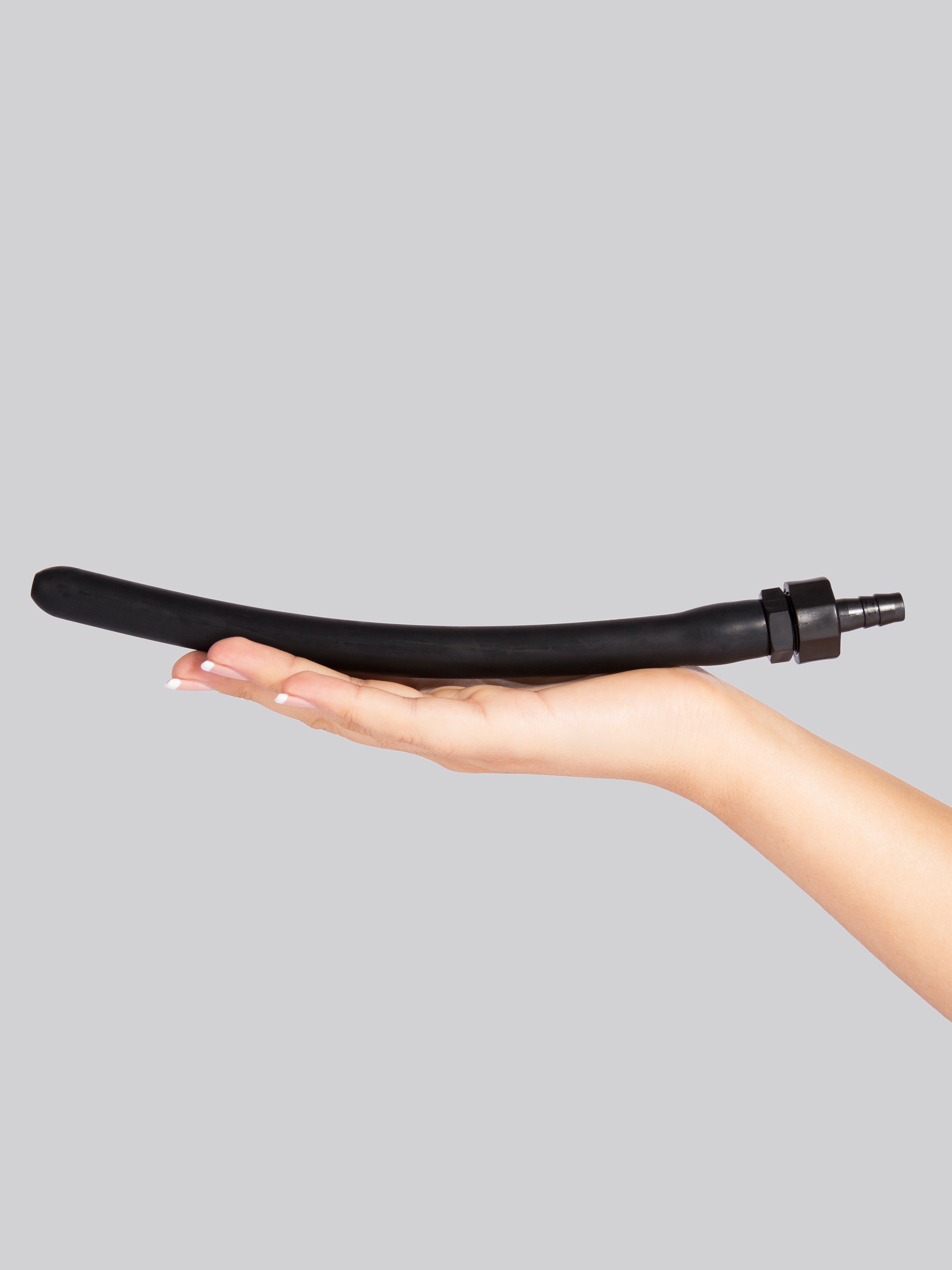 Sex & Mischief Stripe Flogger Whip, Black, hi-res