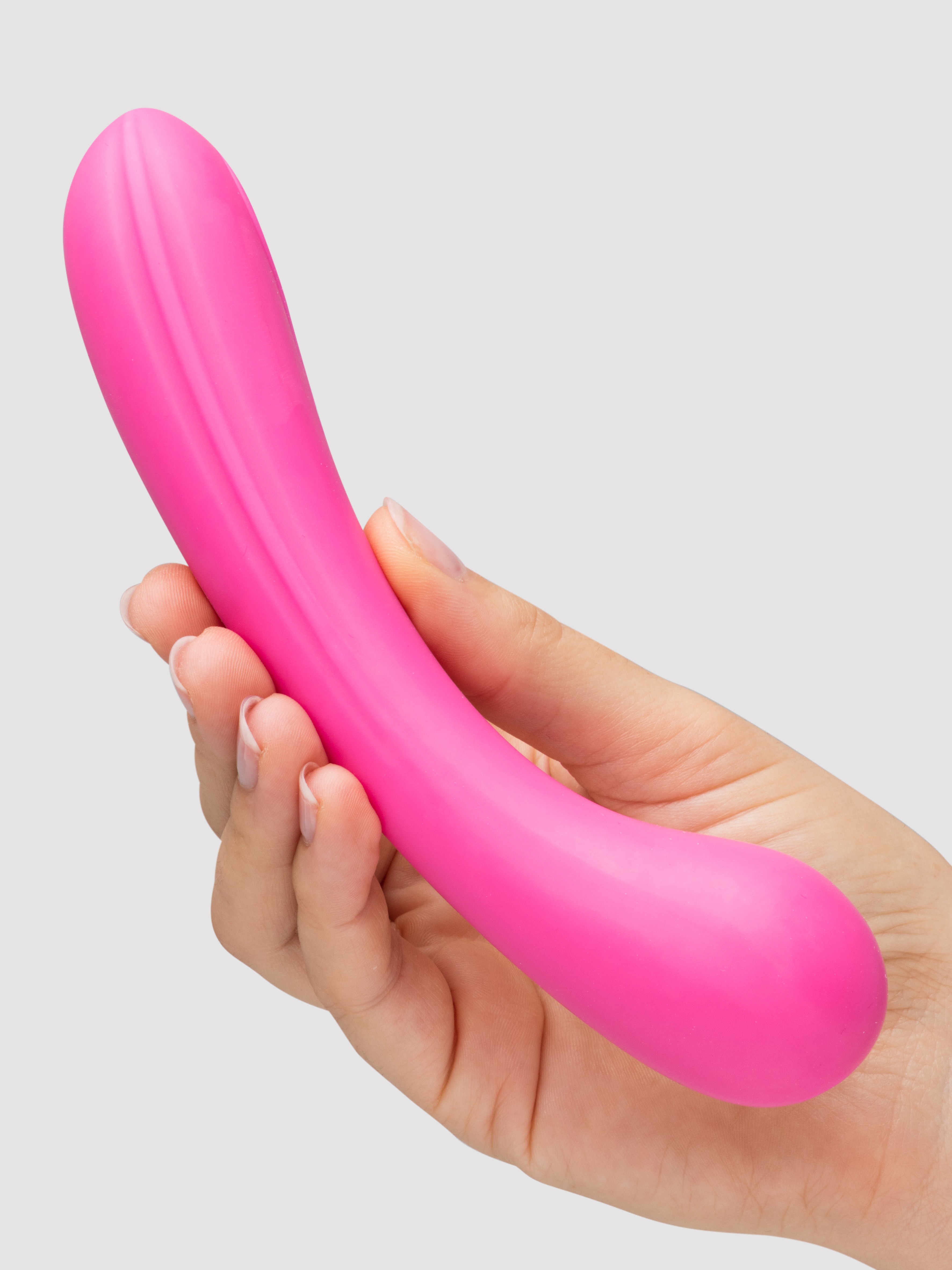 Lovehoney Satisfy Me G-Spot Silicone Dildo, Pink, hi-res