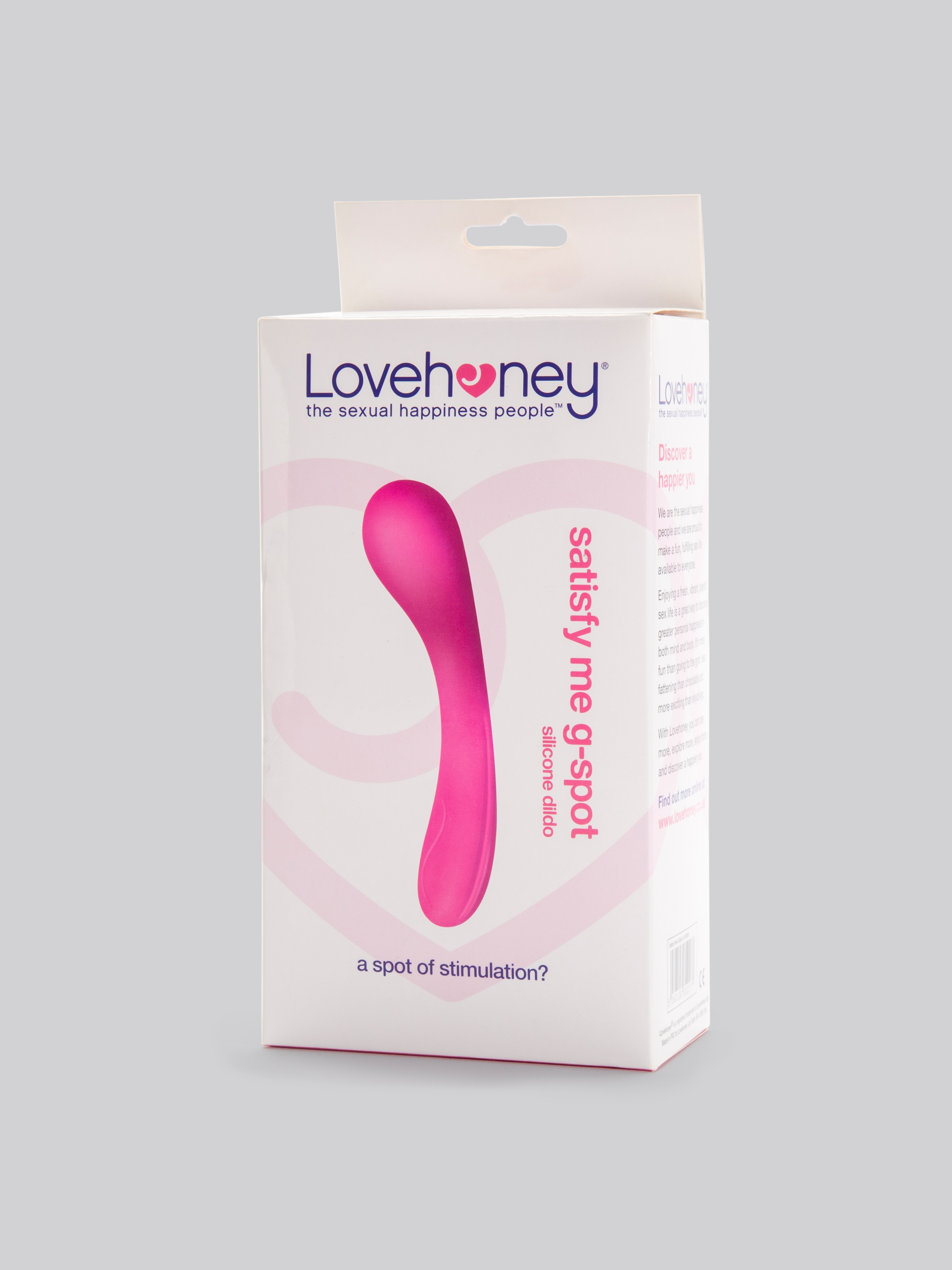 Lovehoney Satisfy Me G-Spot Silicone Dildo, Pink, hi-res
