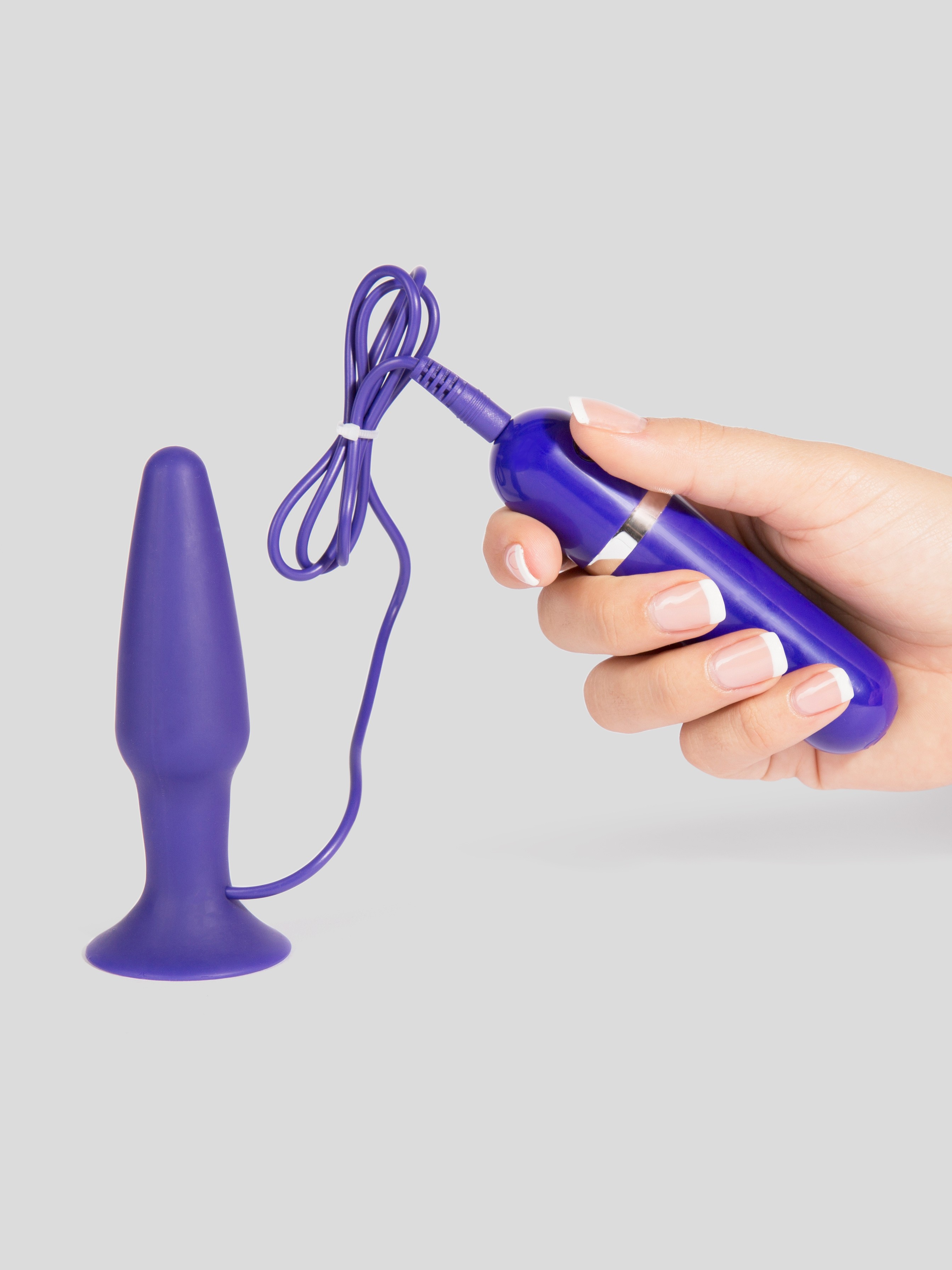 Lovehoney Bedtime Bullet 10 Function Vibrating Butt Plug 4 Inch, Purple, hi-res