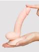 Lifelike Lover Classic Realistic Dildo 6 Inch, Flesh Pink, hi-res