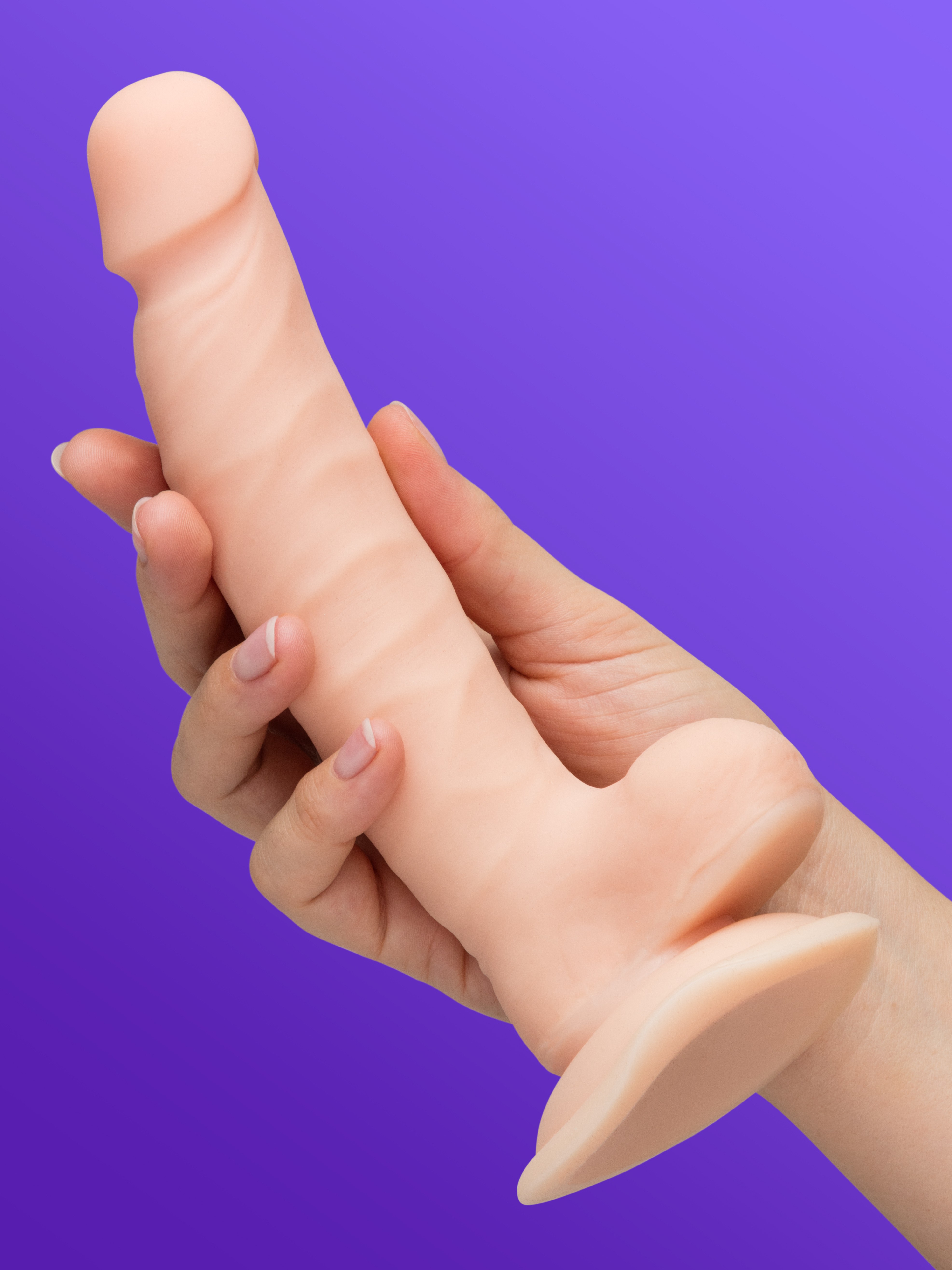 Lifelike Lover Classic Realistic Dildo 8 Inch, Flesh Pink, hi-res