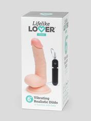 Lifelike Lover Classic Realistic Dildo Vibrator 6 Inch, Flesh Pink, hi-res
