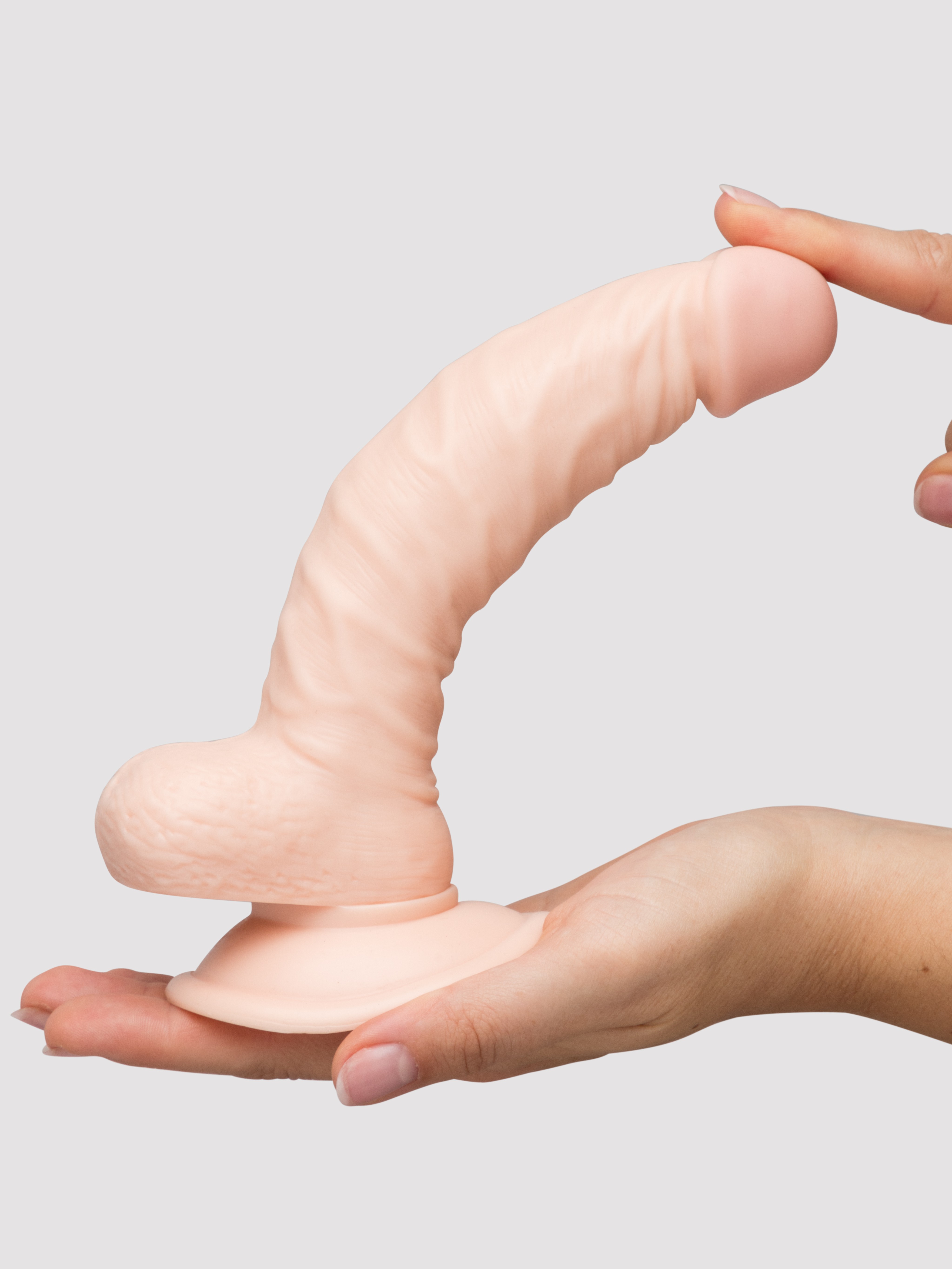 Lifelike Lover Classic Realistic Dildo Vibrator 8 Inch, Flesh Pink, hi-res