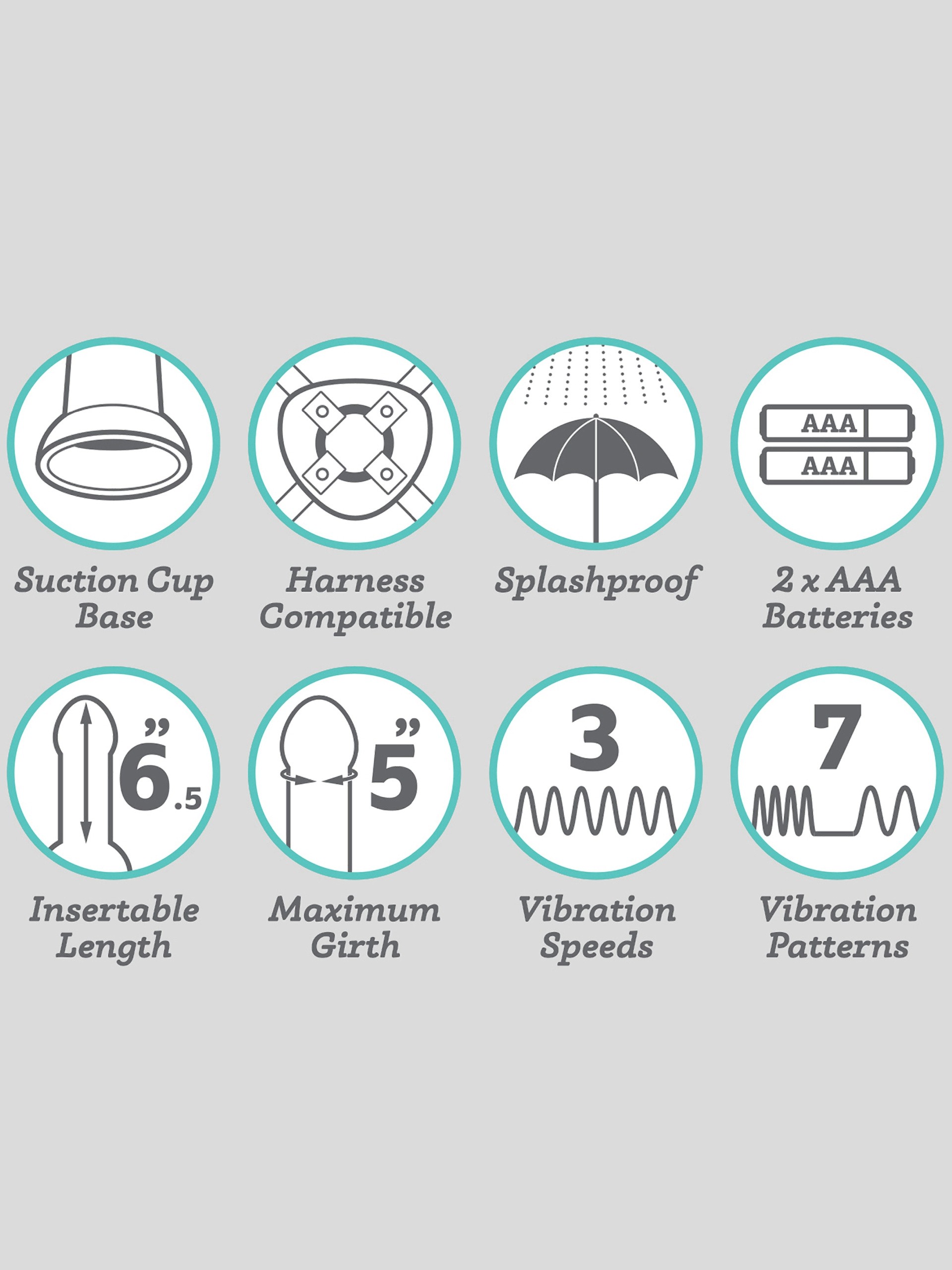 Lifelike Lover Classic Realistic Dildo Vibrator 8 Inch, Flesh Pink, hi-res