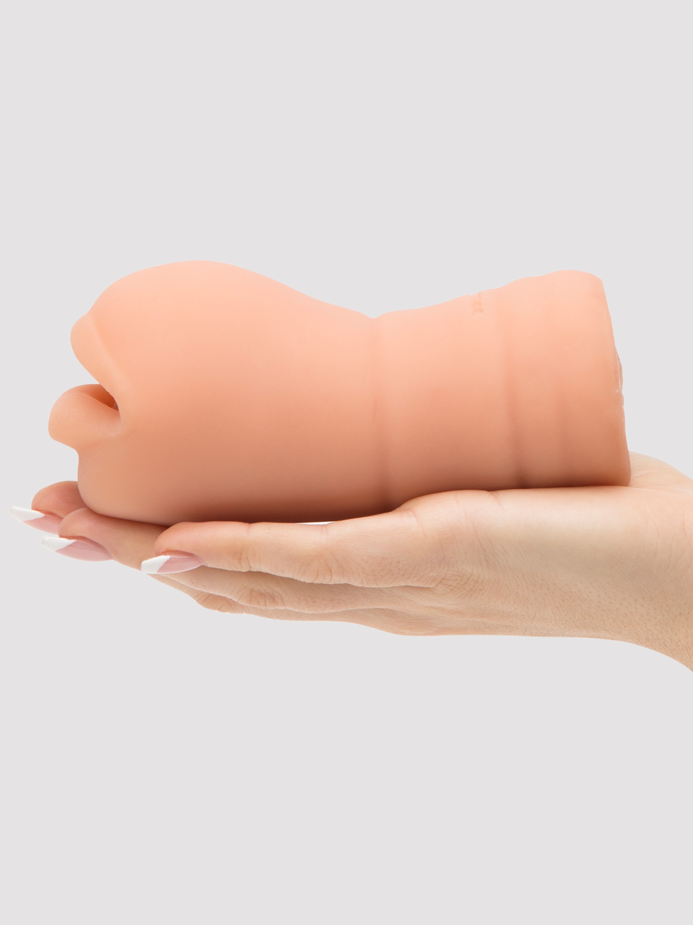 Doc Johnson Belladonna Deep Throat Mouth Stroker, Flesh Pink, hi-res